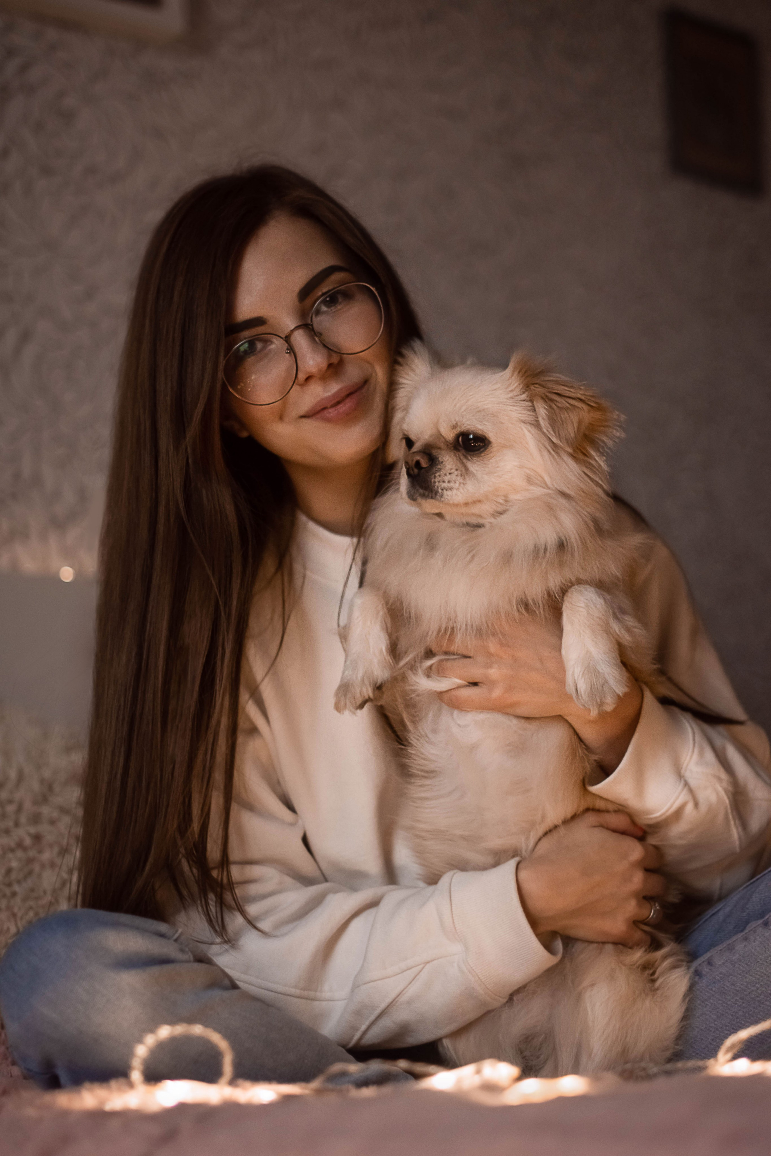 Домашняя фотосессия с собаками с Москве. Фотограф собак, анималист в Москве Кира Яковлева