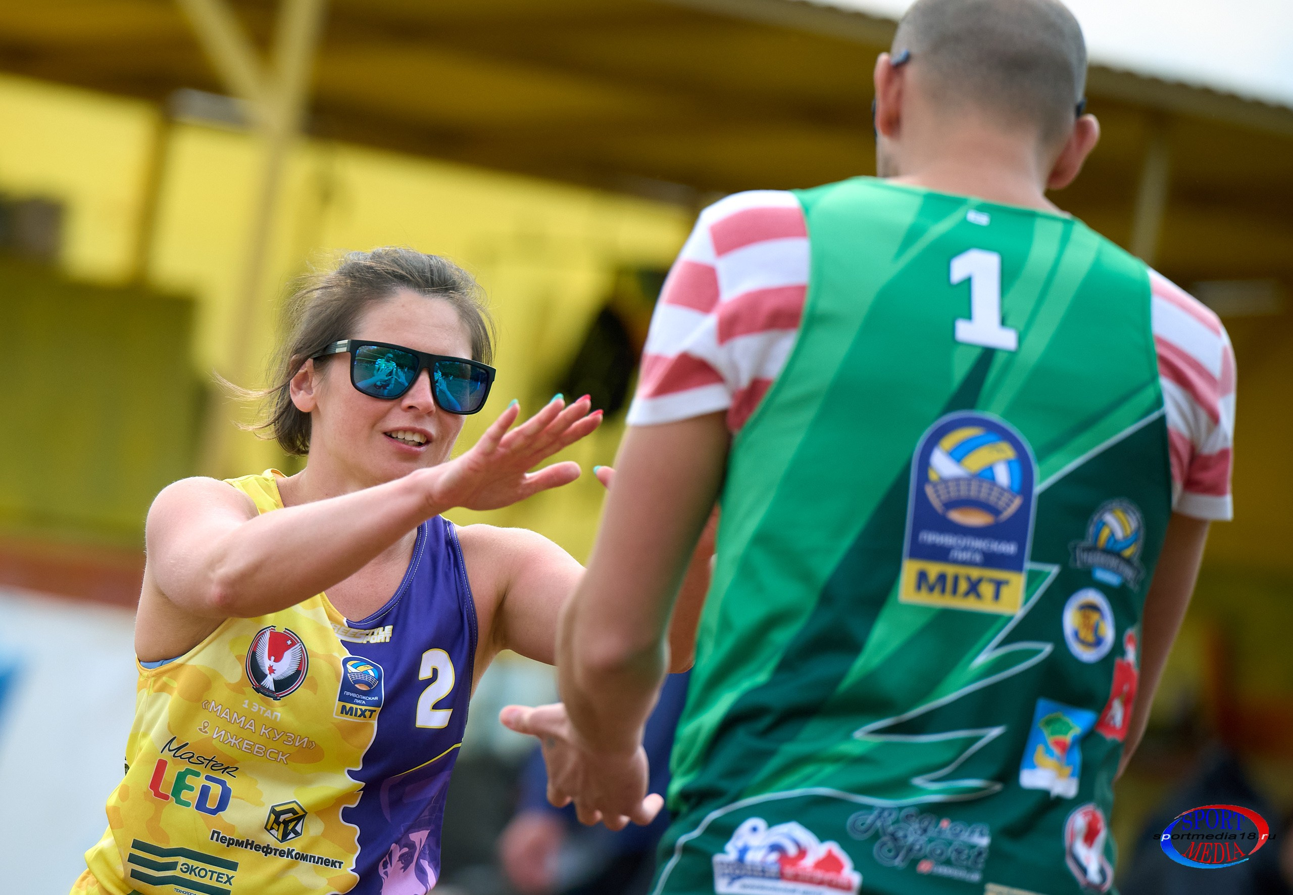 Пляжный волейбол. ПРИВОЛЖСКАЯ ЛИГА MIXT Ижевск 18.05.2025. Спортивный репортажный фотограф в Ижевске Сергей Мерзляков