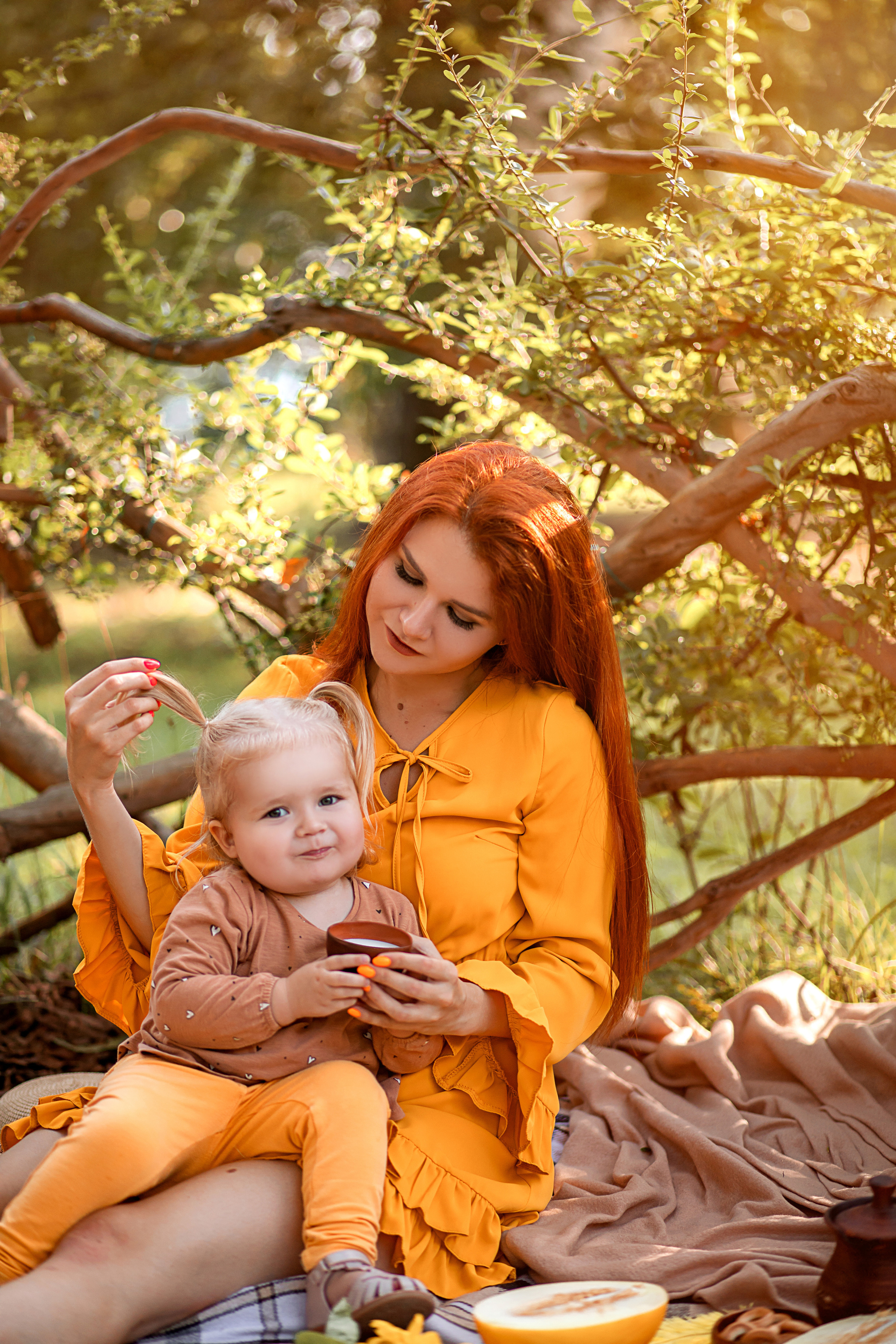 Мама + дочка. Пикник. Фотограф Москва. Семейные и индивидуальные фотосессии в Москве