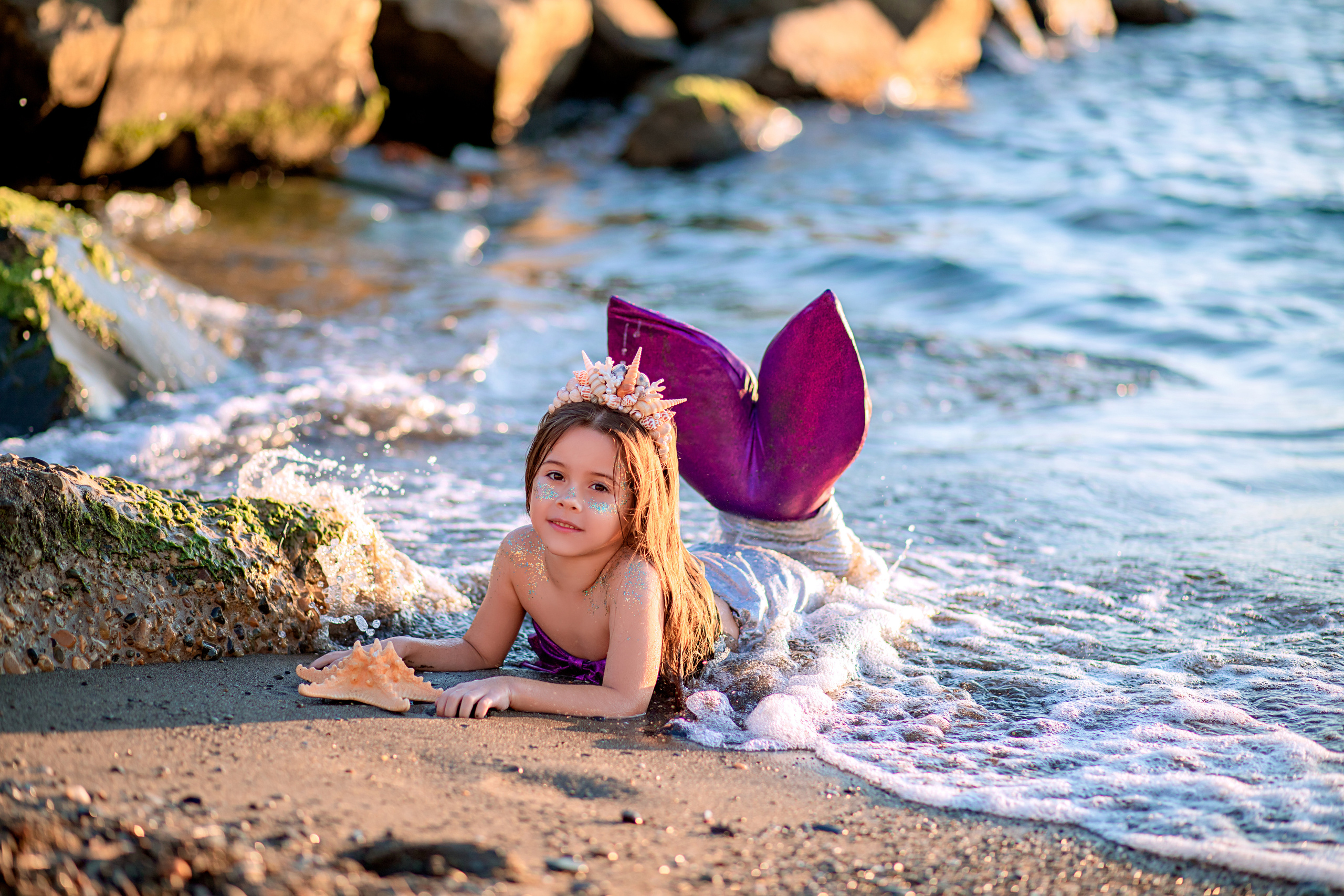Детская творческая. Русалочка. Фотограф Москва. Семейные и индивидуальные фотосессии в Москве