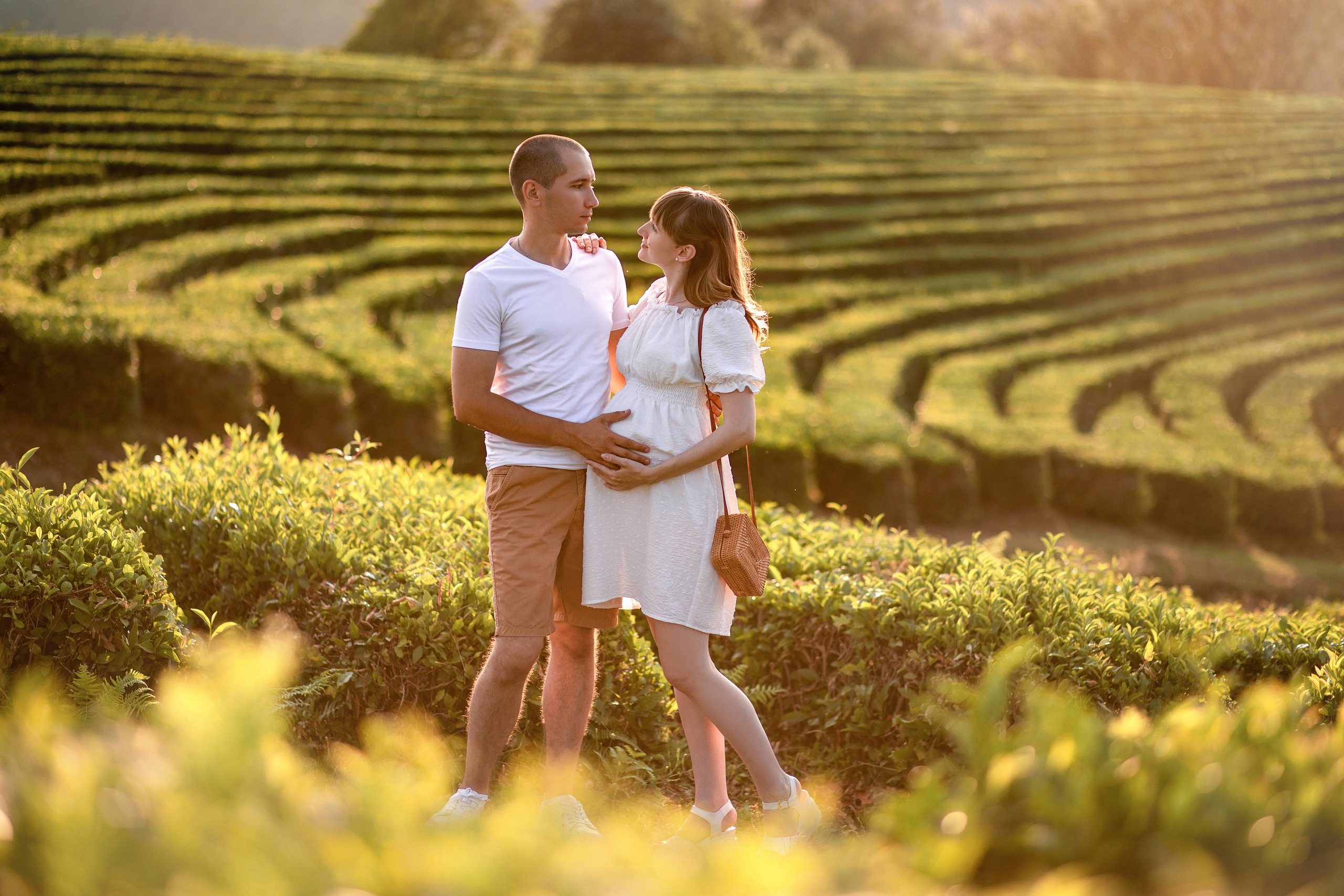 Лариса. Чайные плантации. Фотограф Москва. Семейные и индивидуальные фотосессии в Москве