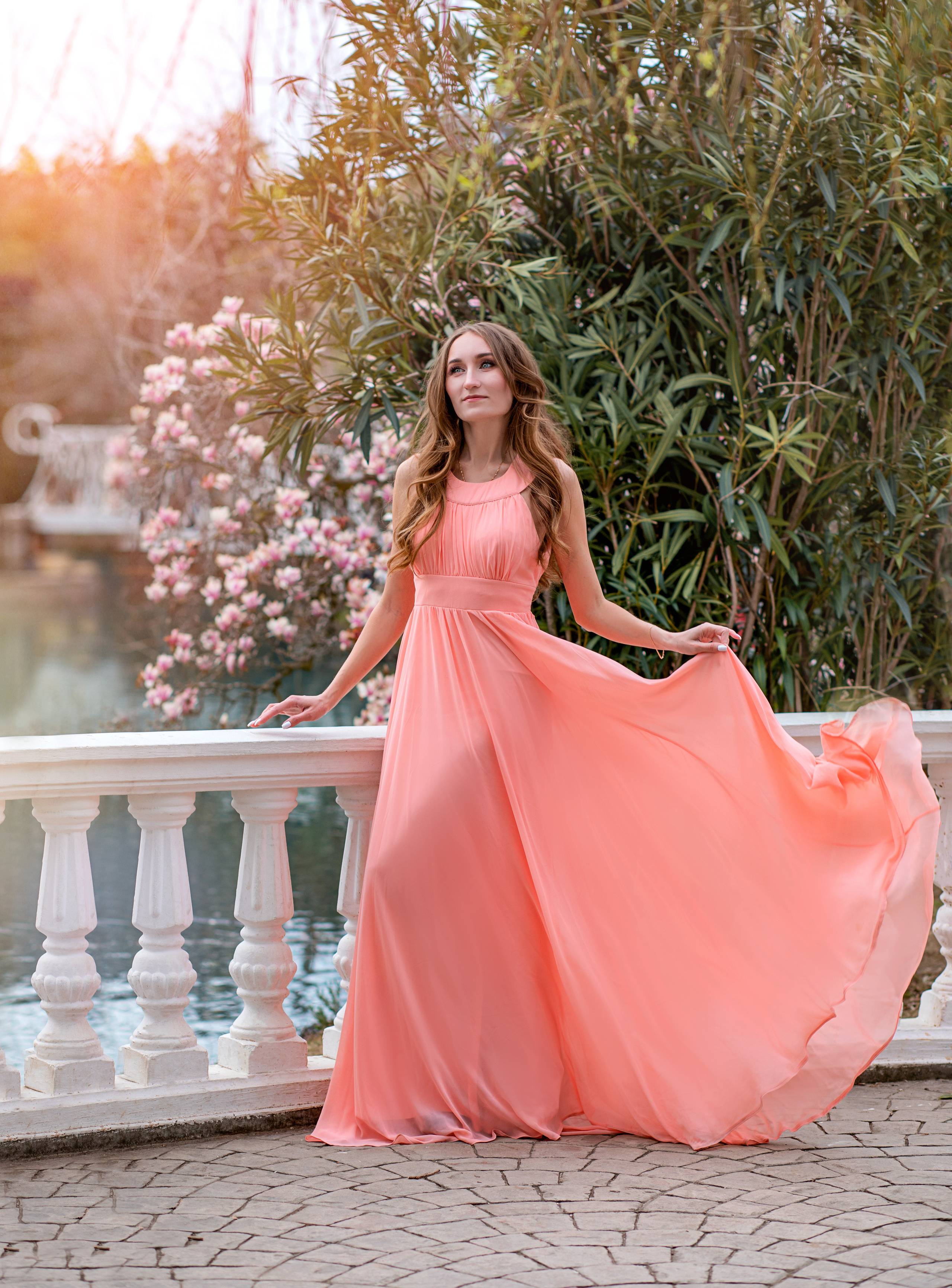 Эльвина. Магнолия. Парк Южные Культуры. Фотограф Москва. Семейные и индивидуальные фотосессии в Москве