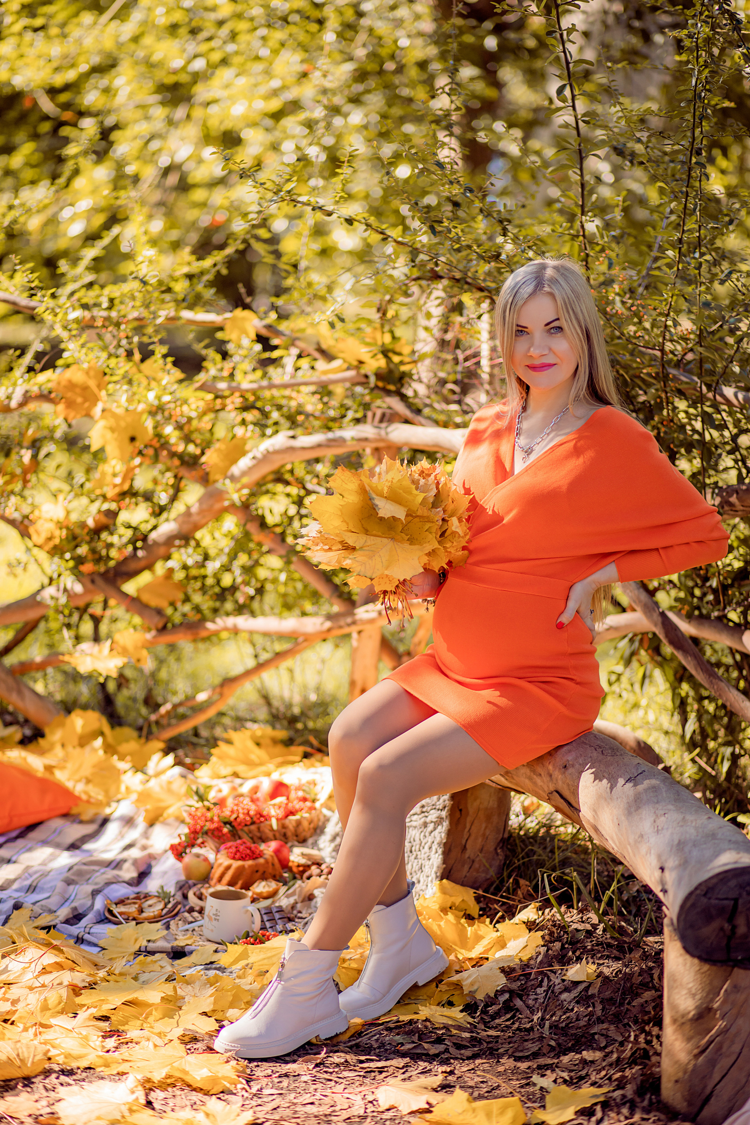 Осенний пикник. Олеся и Богдан. Фотограф Москва. Семейные и индивидуальные фотосессии в Москве
