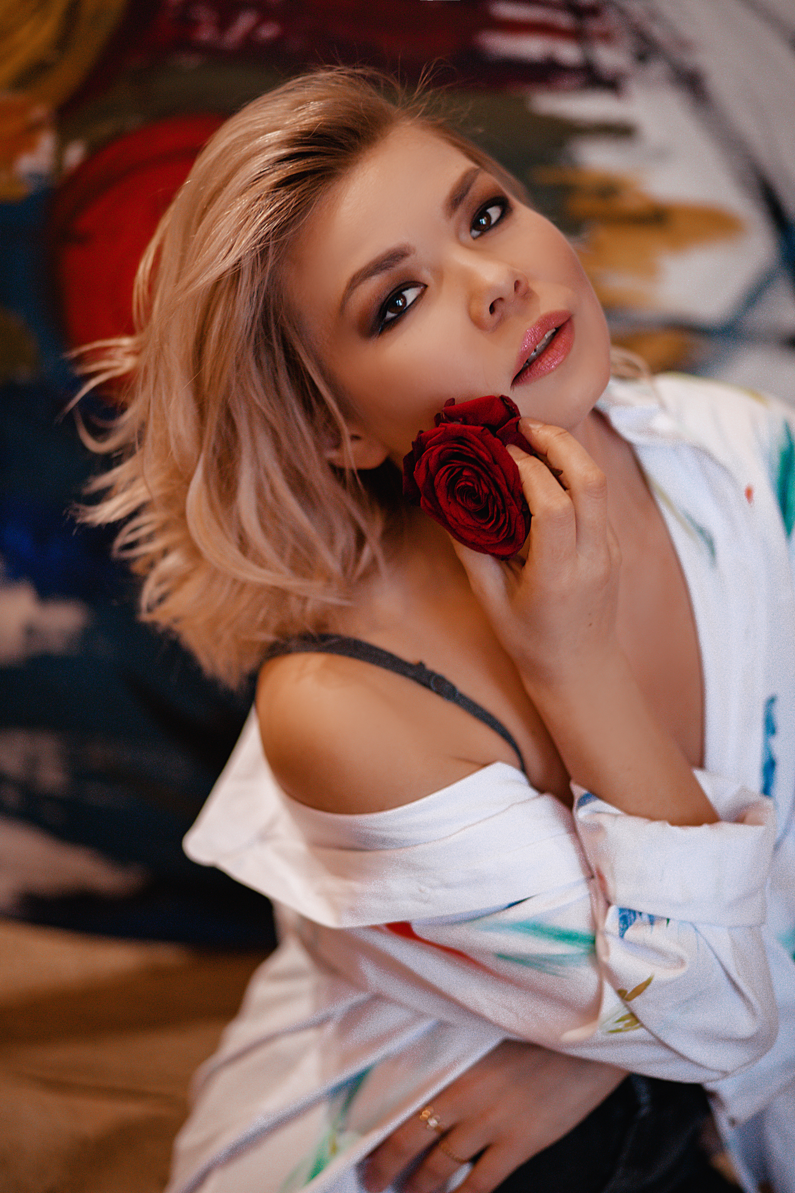 Ольга. Съемка с красками. Фотограф Москва. Семейные и индивидуальные фотосессии в Москве