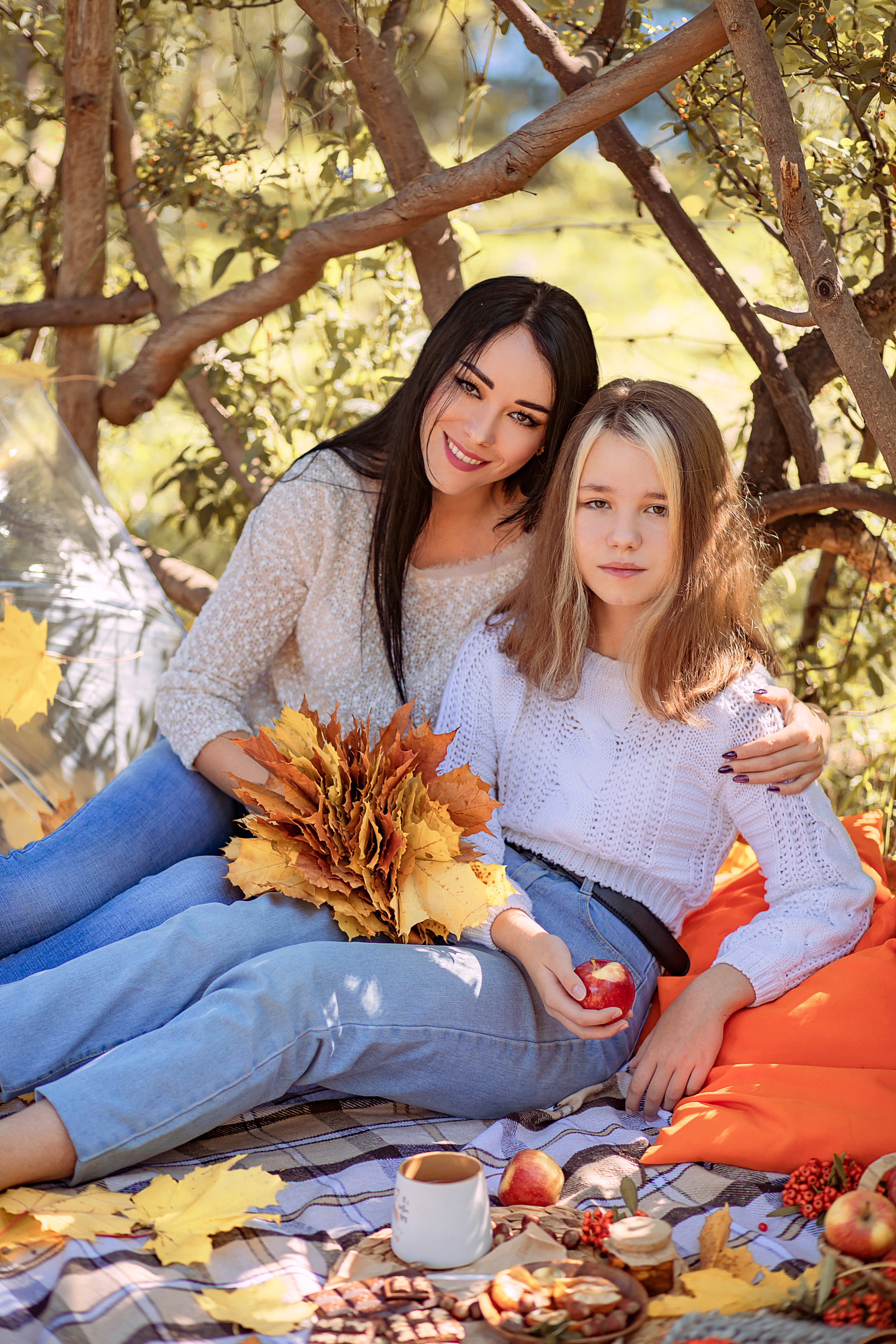 Осенний пикник. Ирина. Фотограф Москва. Семейные и индивидуальные фотосессии в Москве