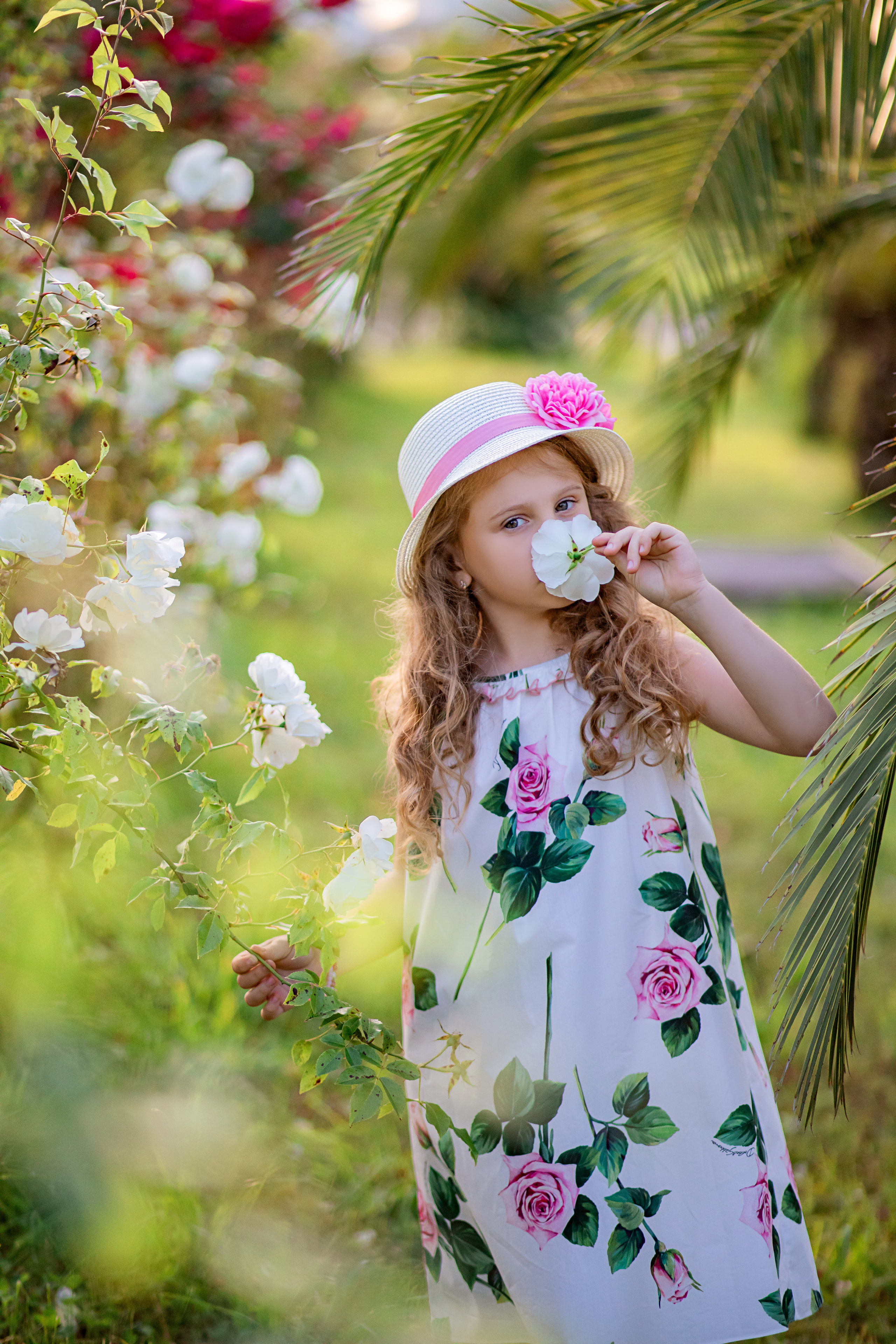 Маргарита. Разгар цветения в Сочи. Фотограф Москва. Семейные и индивидуальные фотосессии в Москве