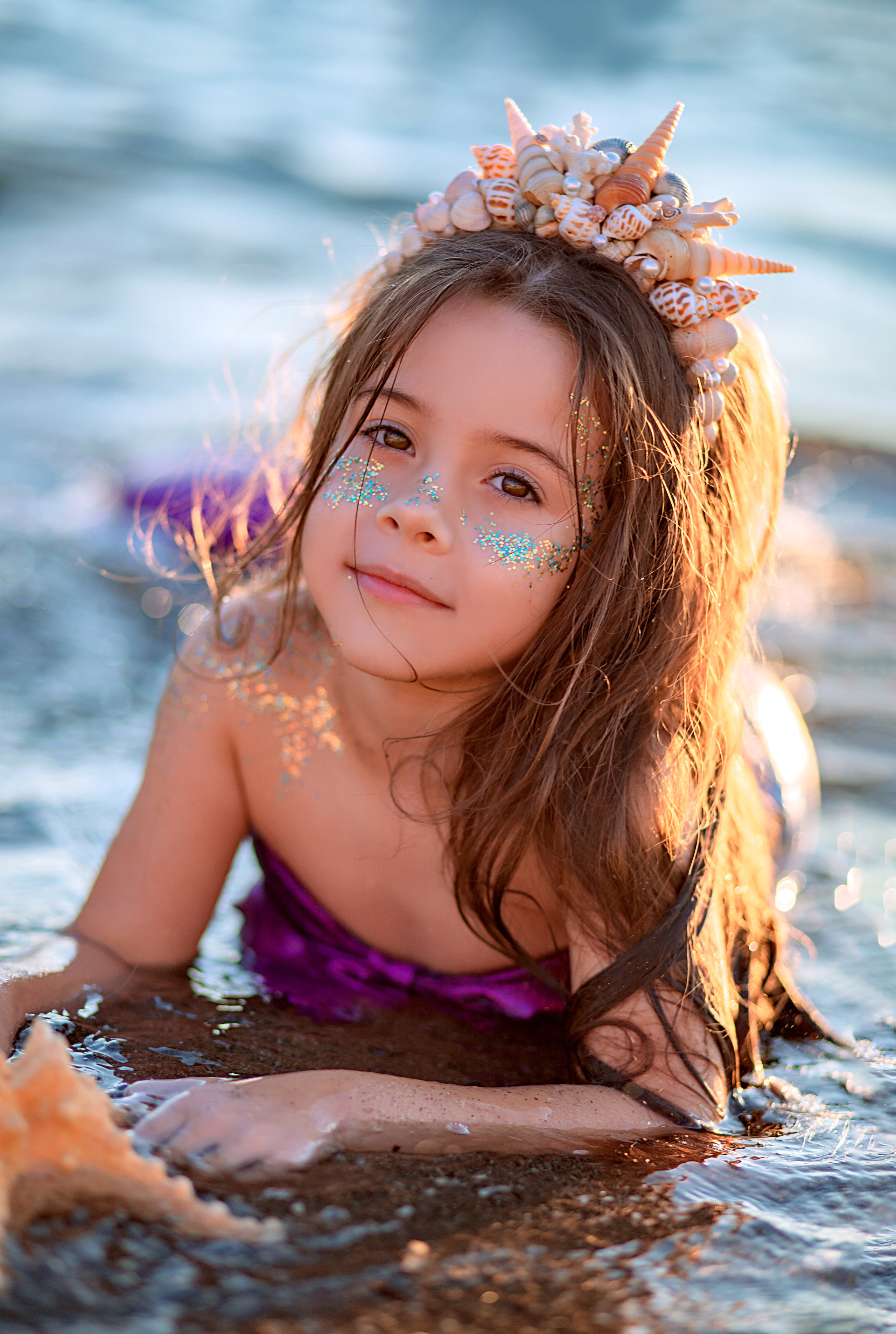 Детская творческая. Русалочка. Фотограф Москва. Семейные и индивидуальные фотосессии в Москве