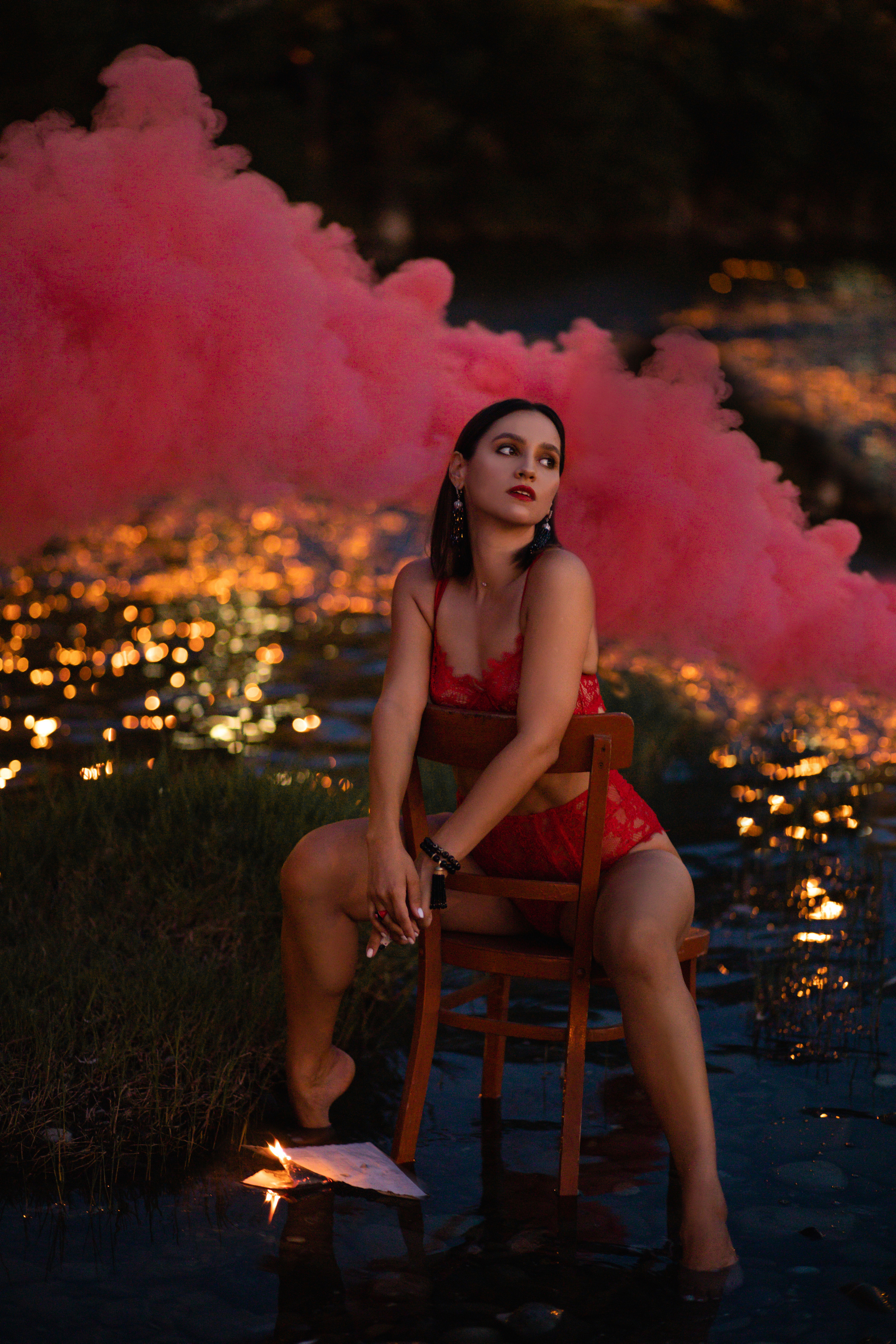 Цветной дым. Марина. Фотограф Москва. Семейные и индивидуальные фотосессии в Москве