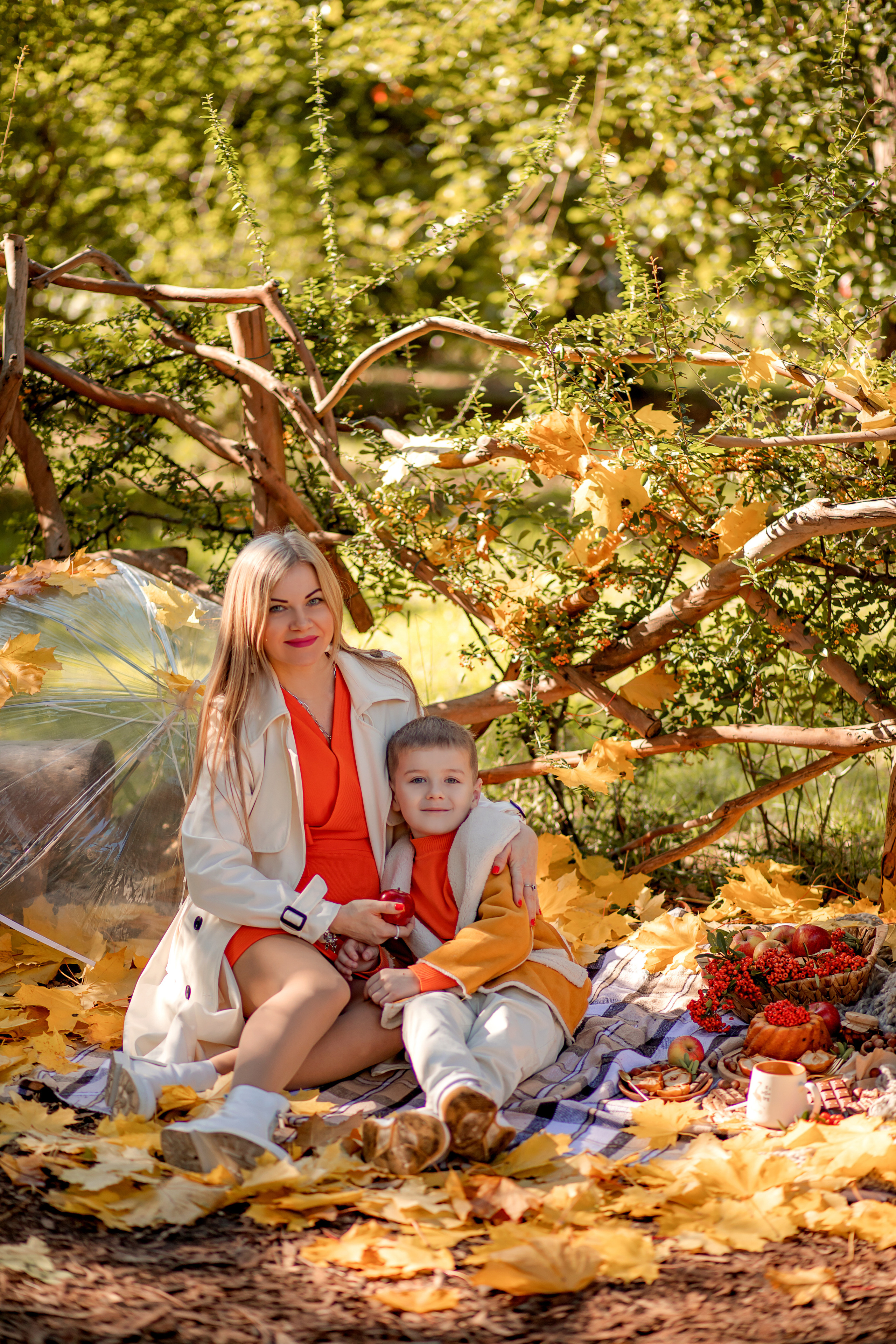 Осенний пикник. Олеся и Богдан. Фотограф Москва. Семейные и индивидуальные фотосессии в Москве