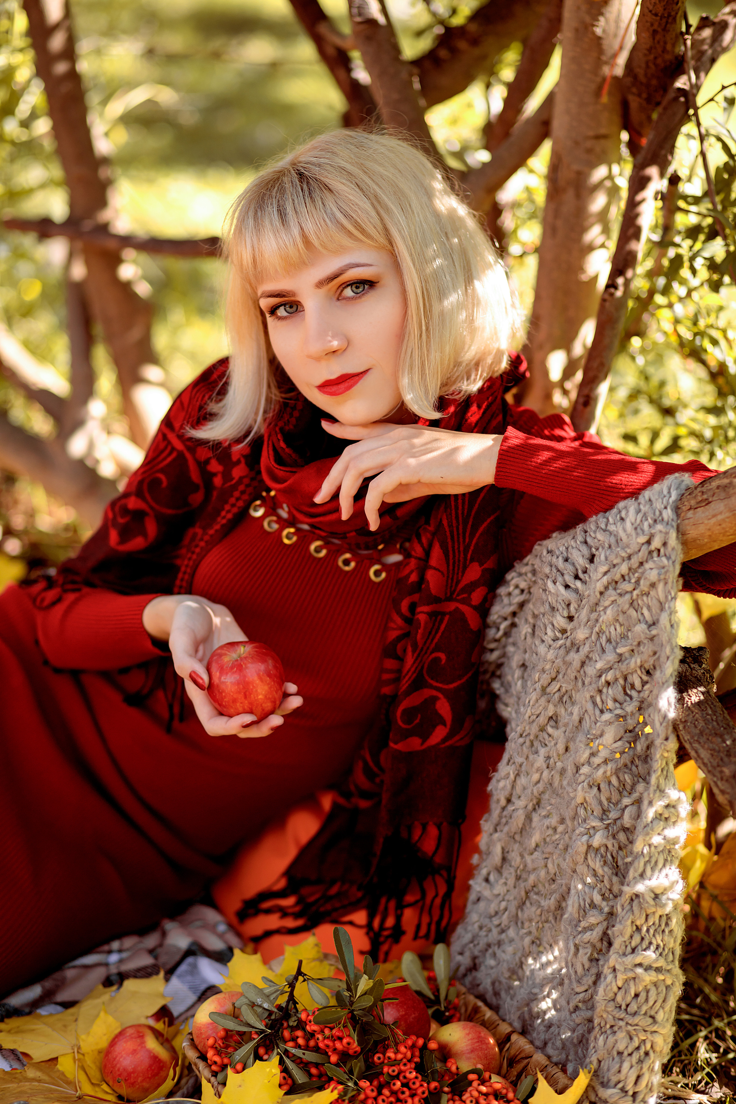 Осенний пикник. Ксения. Фотограф Москва. Семейные и индивидуальные фотосессии в Москве