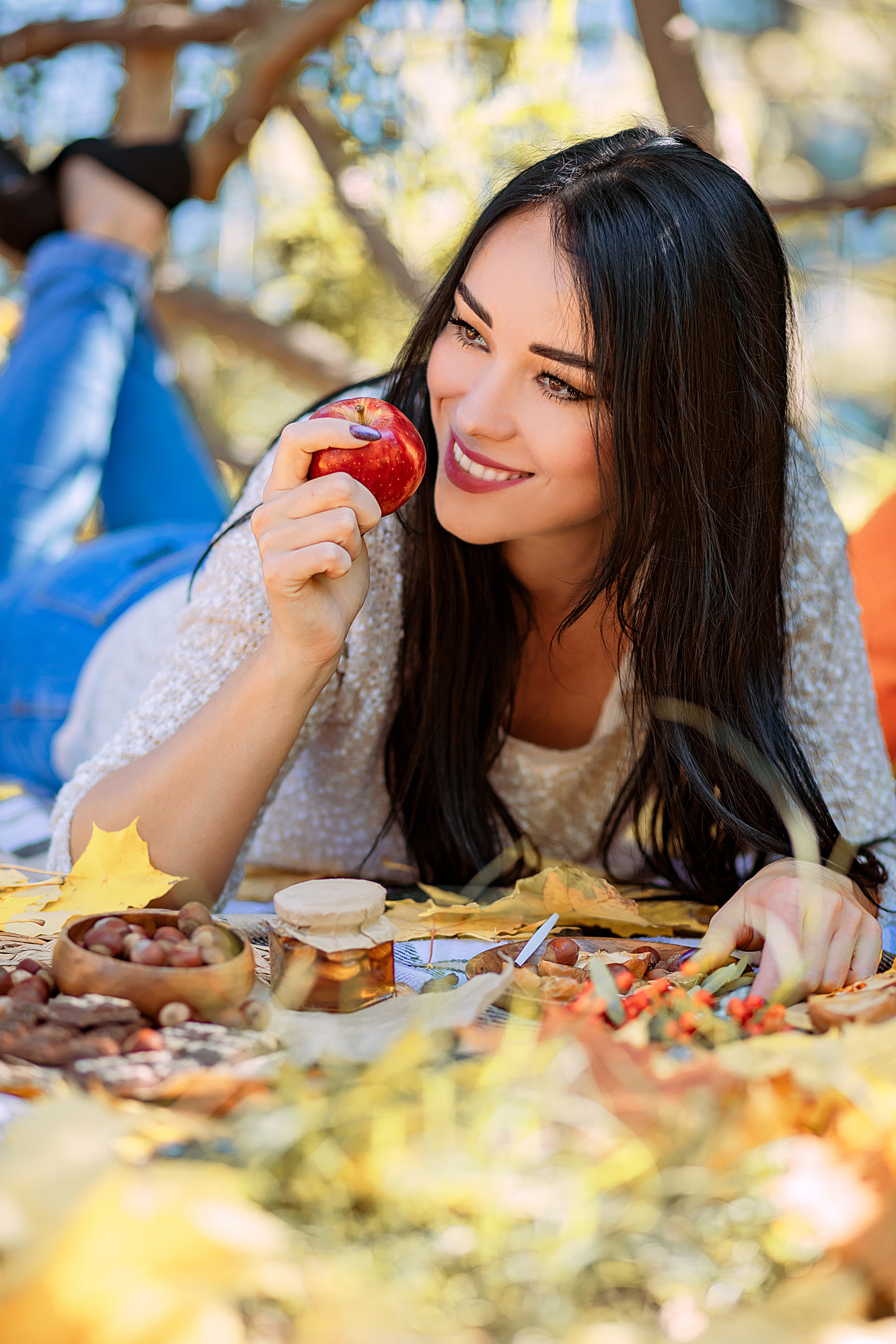 Осенний пикник. Ирина. Фотограф Москва. Семейные и индивидуальные фотосессии в Москве