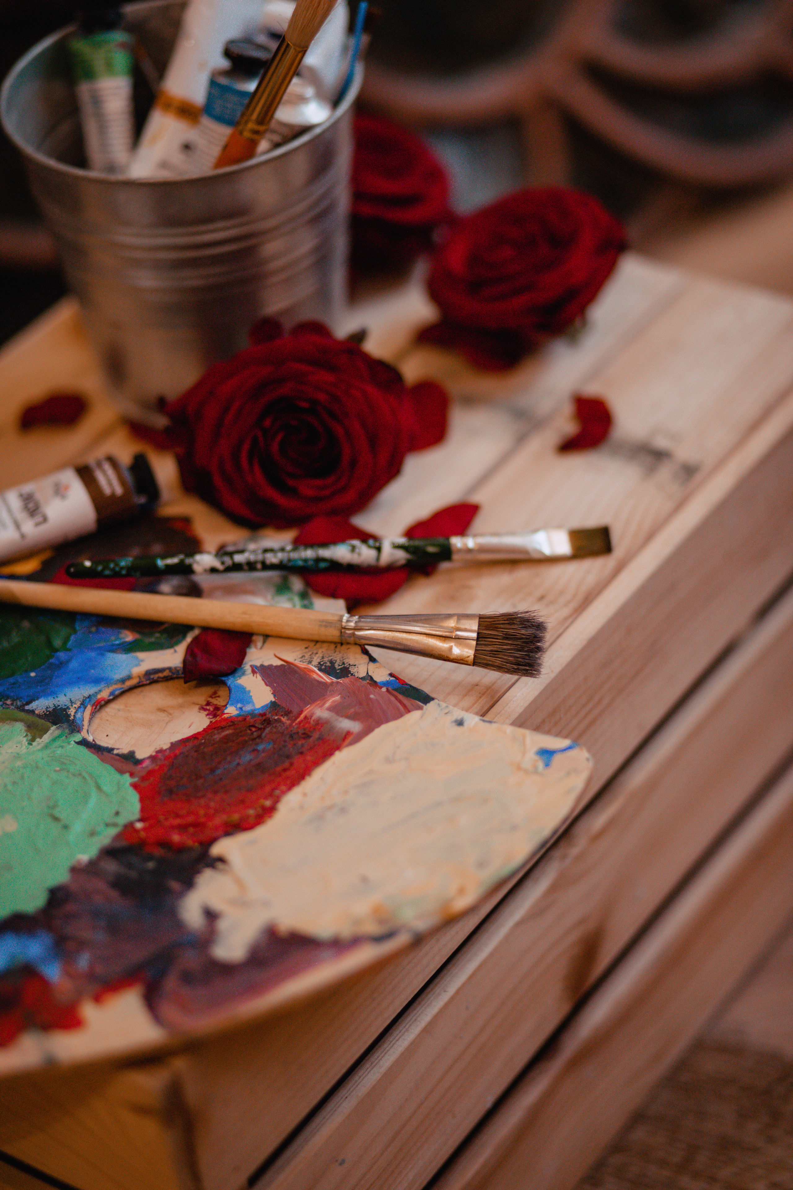 Ольга. Съемка с красками. Фотограф Москва. Семейные и индивидуальные фотосессии в Москве