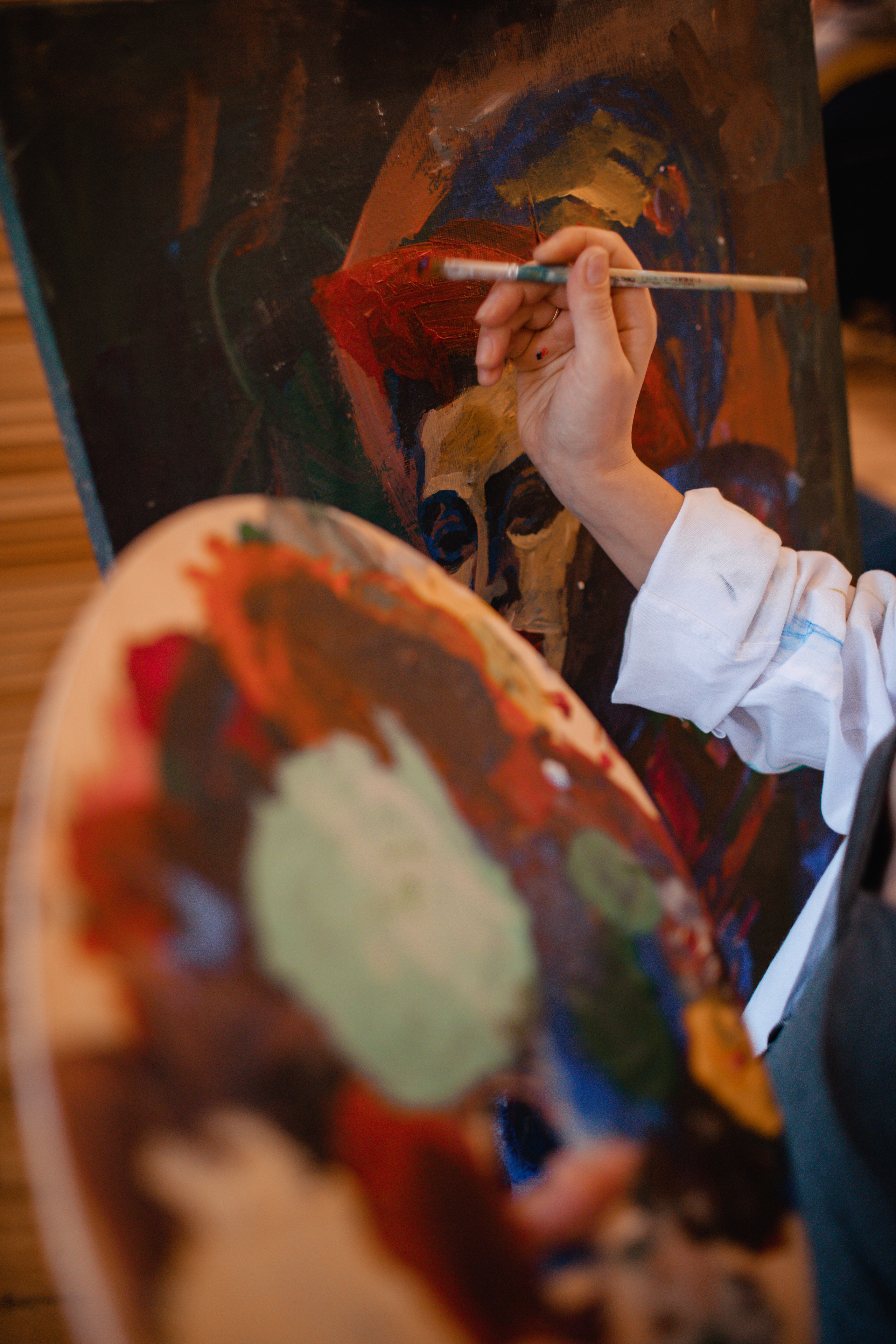 Ольга. Съемка с красками. Фотограф Москва. Семейные и индивидуальные фотосессии в Москве