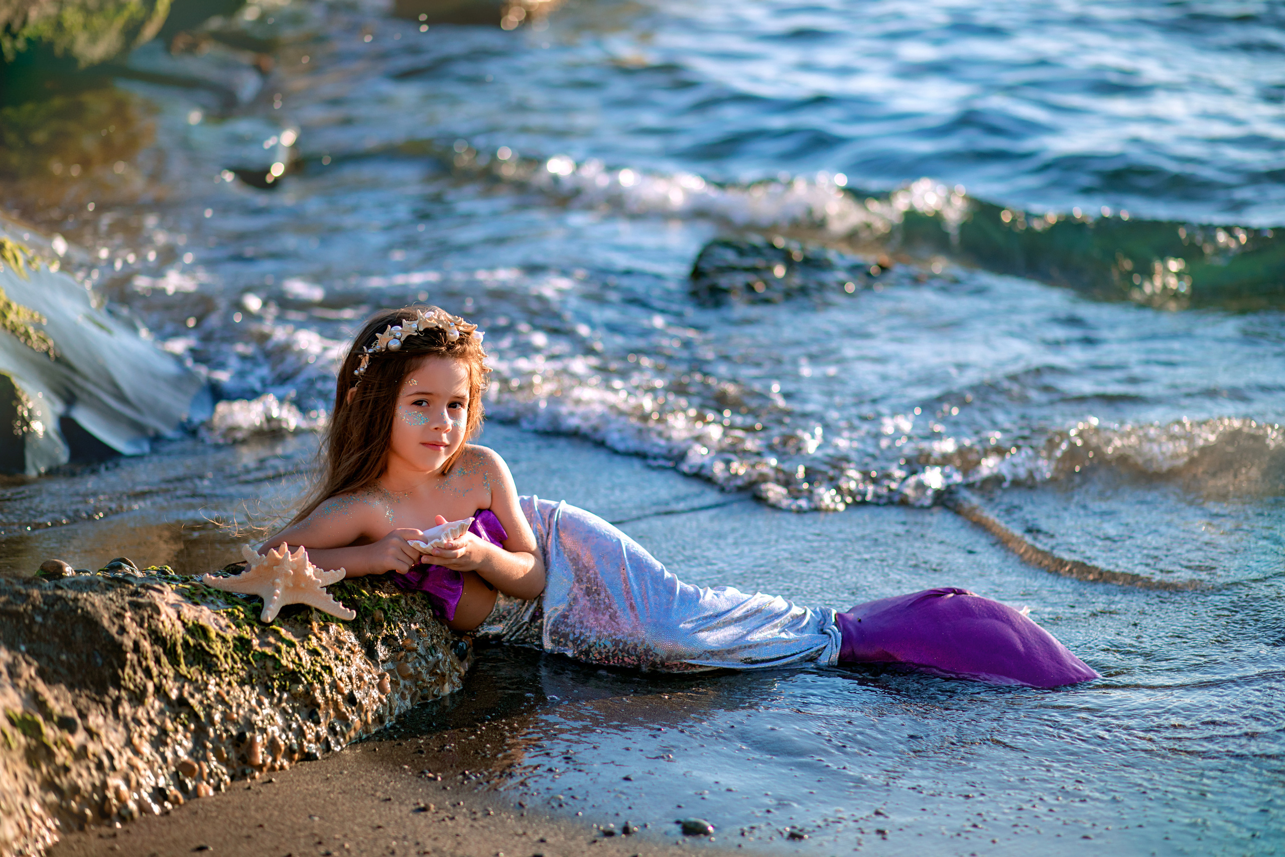 Детская творческая. Русалочка. Фотограф Москва. Семейные и индивидуальные фотосессии в Москве