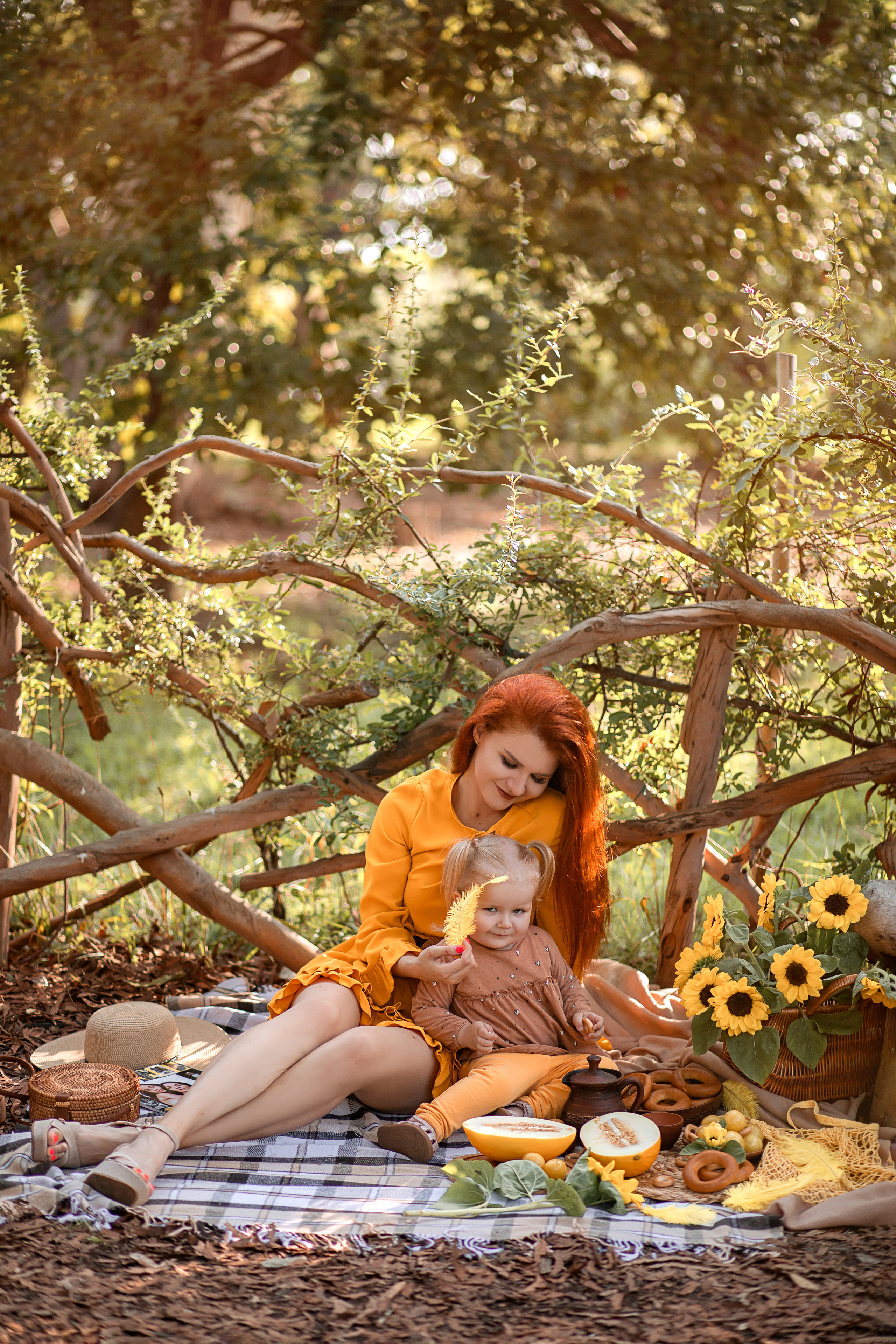 Мама + дочка. Пикник. Фотограф Москва. Семейные и индивидуальные фотосессии в Москве