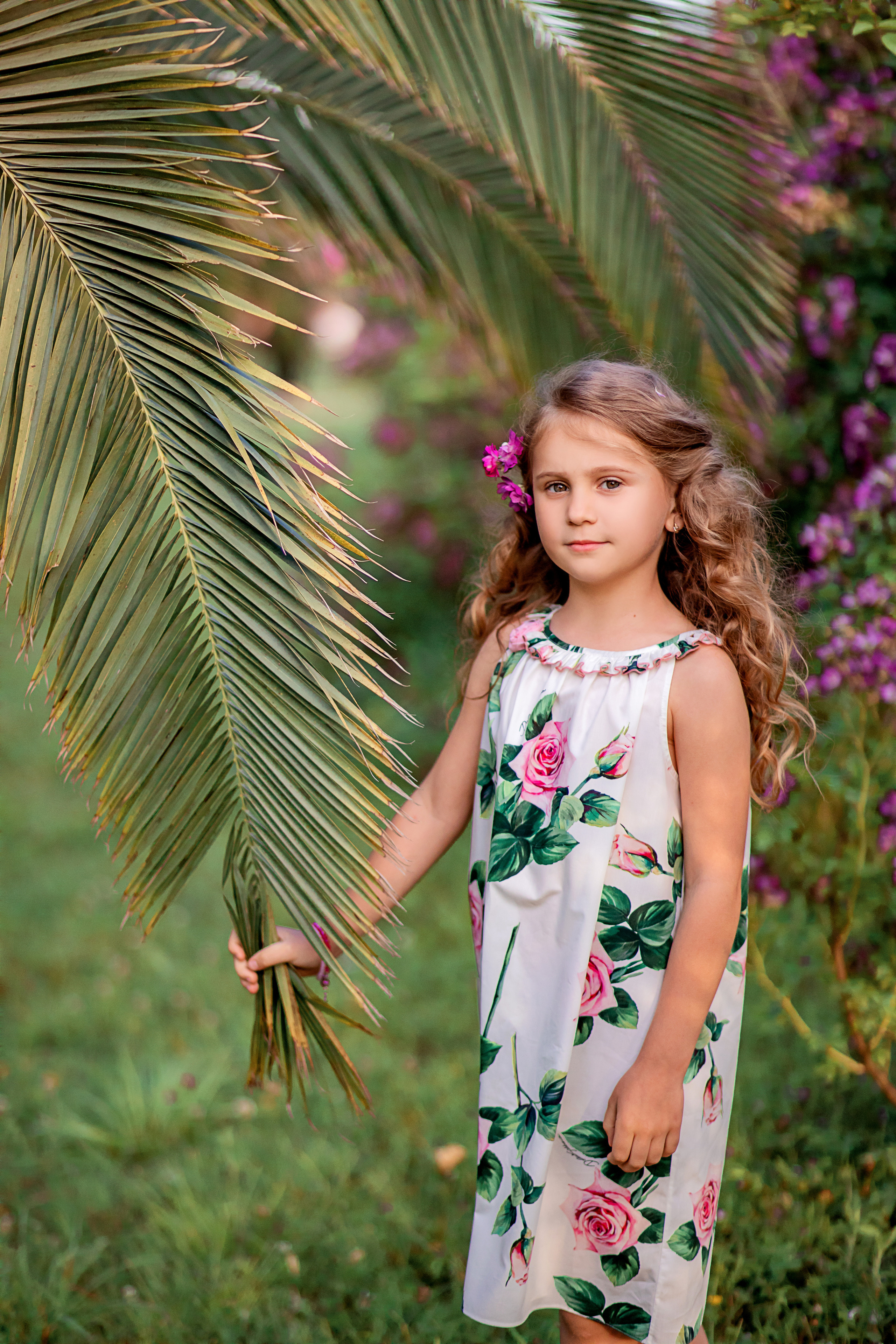 Маргарита. Разгар цветения в Сочи. Фотограф Москва. Семейные и индивидуальные фотосессии в Москве