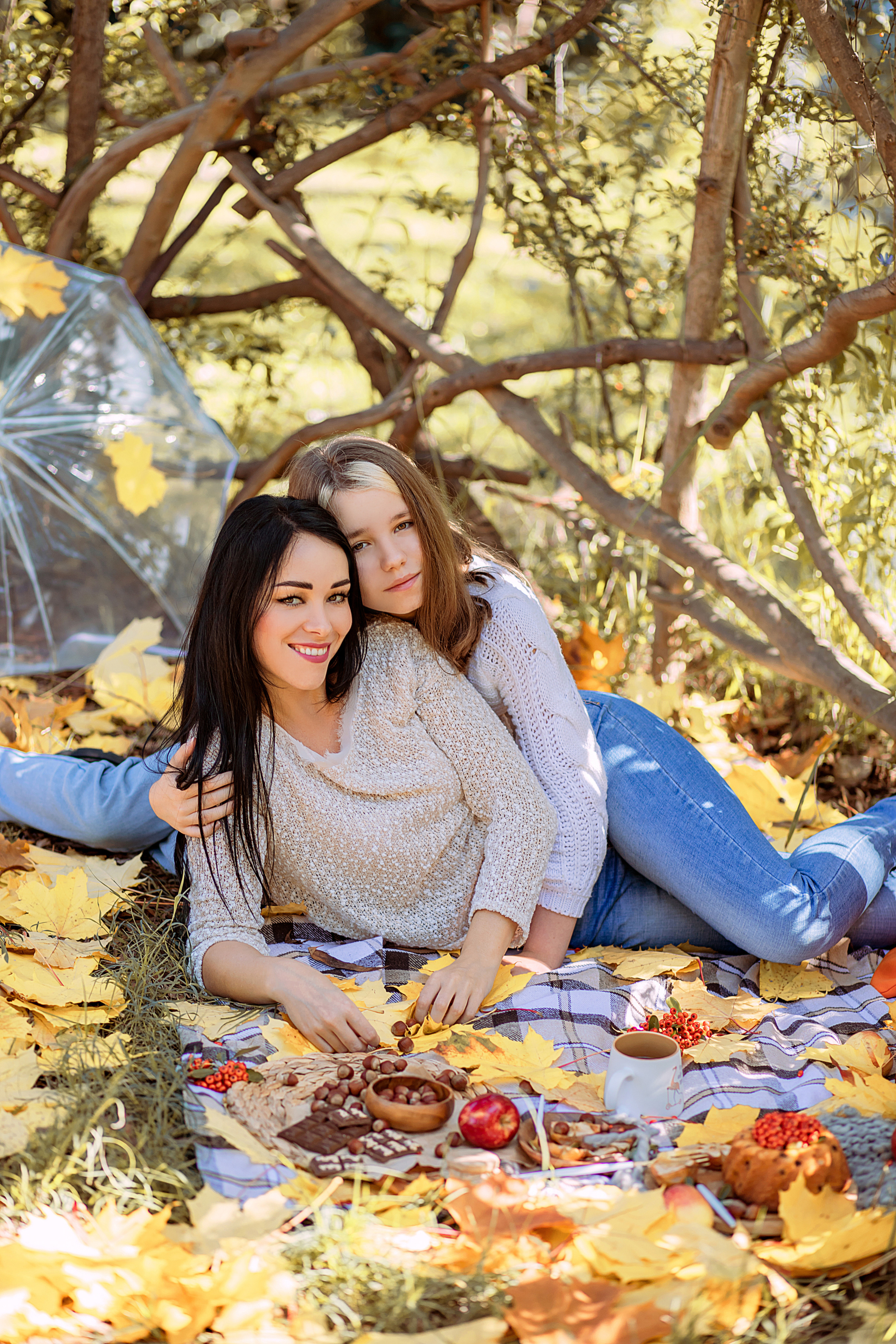 Осенний пикник. Ирина. Фотограф Москва. Семейные и индивидуальные фотосессии в Москве