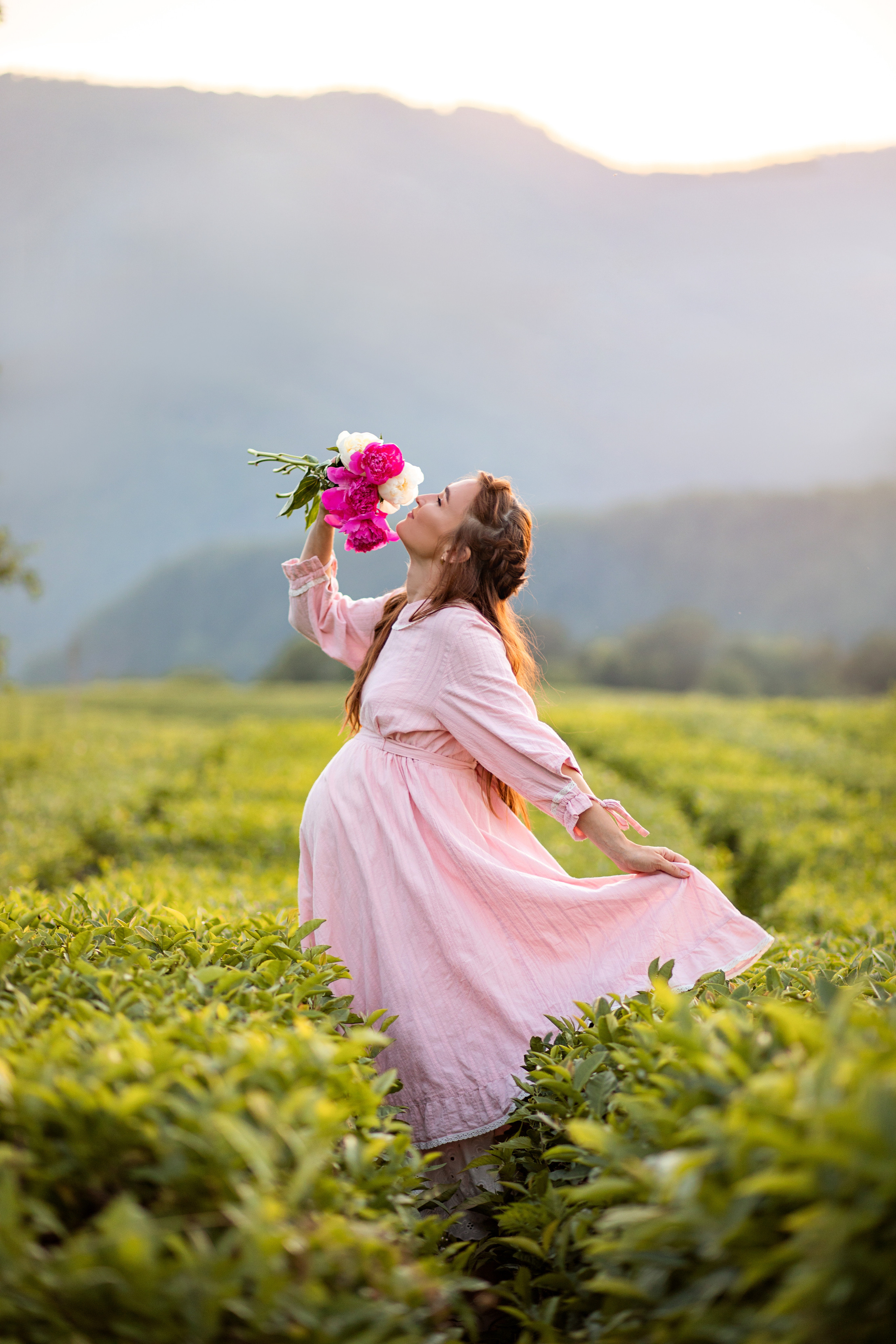 Алиса. Чайные плантации. Фотограф Москва. Семейные и индивидуальные фотосессии в Москве