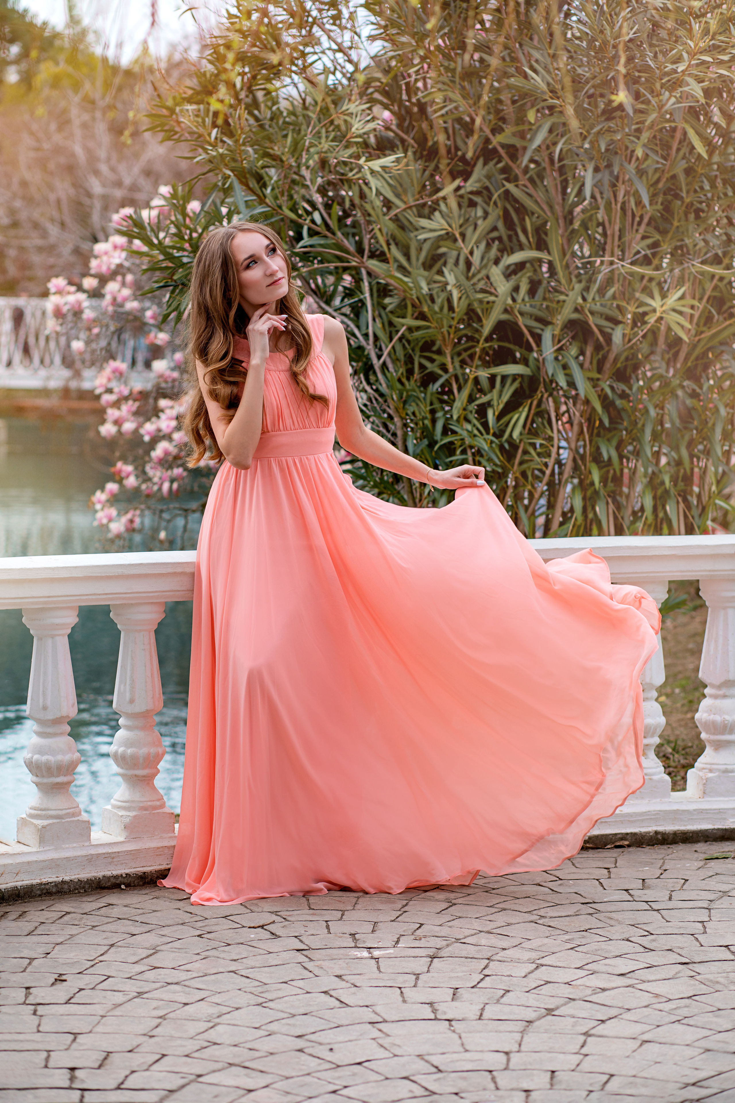 Эльвина. Магнолия. Парк Южные Культуры. Фотограф Москва. Семейные и индивидуальные фотосессии в Москве