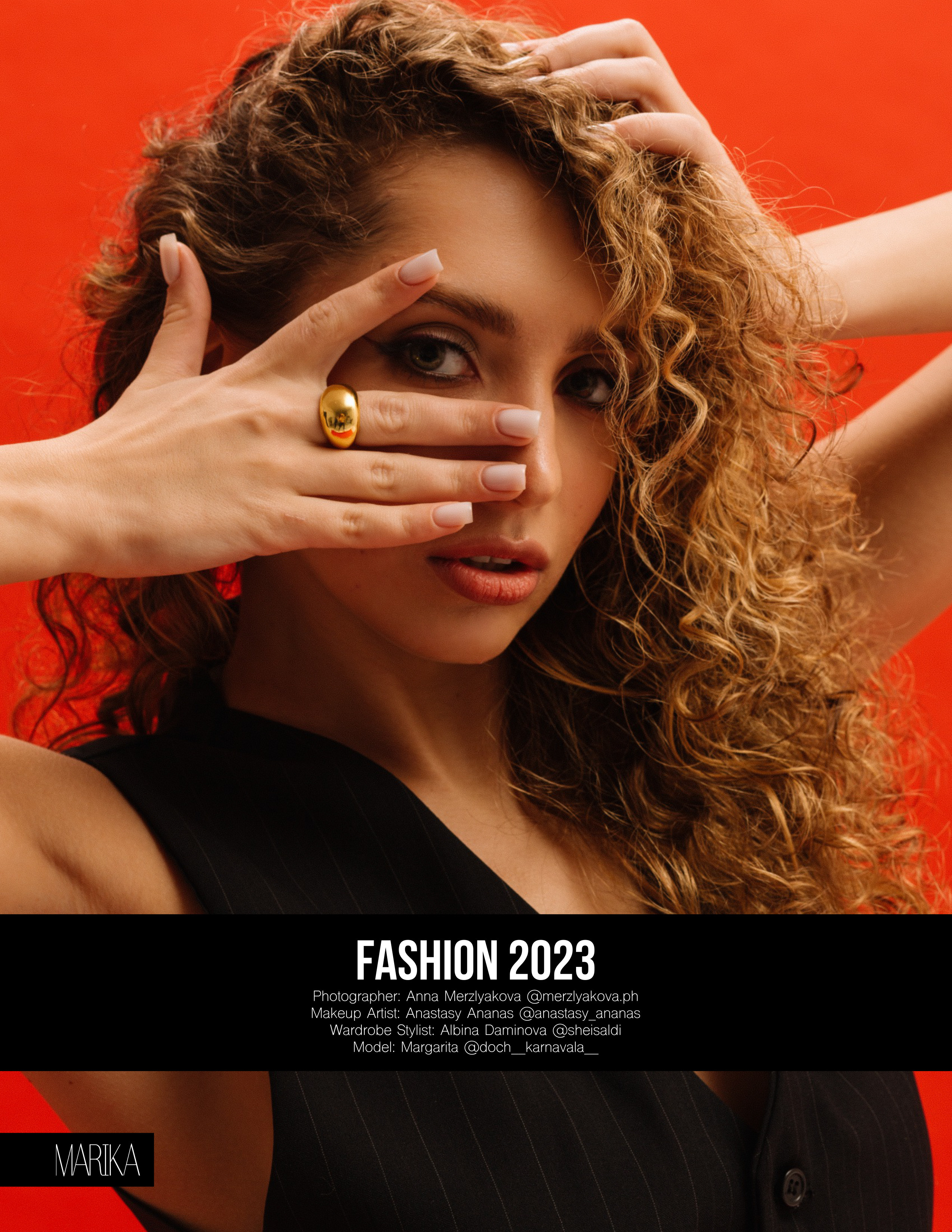 Итальянский журнал MARIKA MAGAZINE FASHION & GLAMOUR I ISSUE 4049 — JUNE. Портретный фотограф Анна Мерзлякова