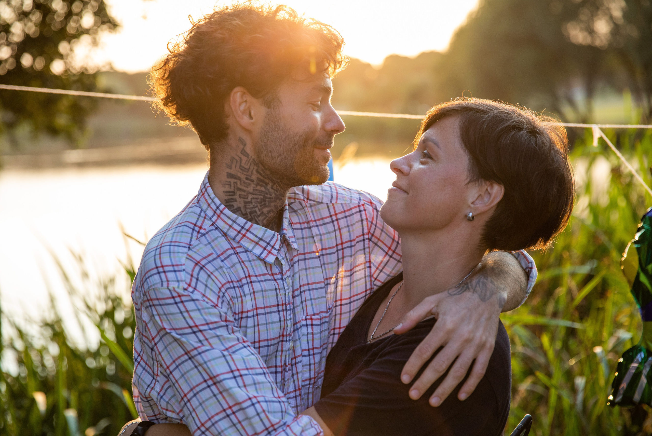 Children's birthday party in the park