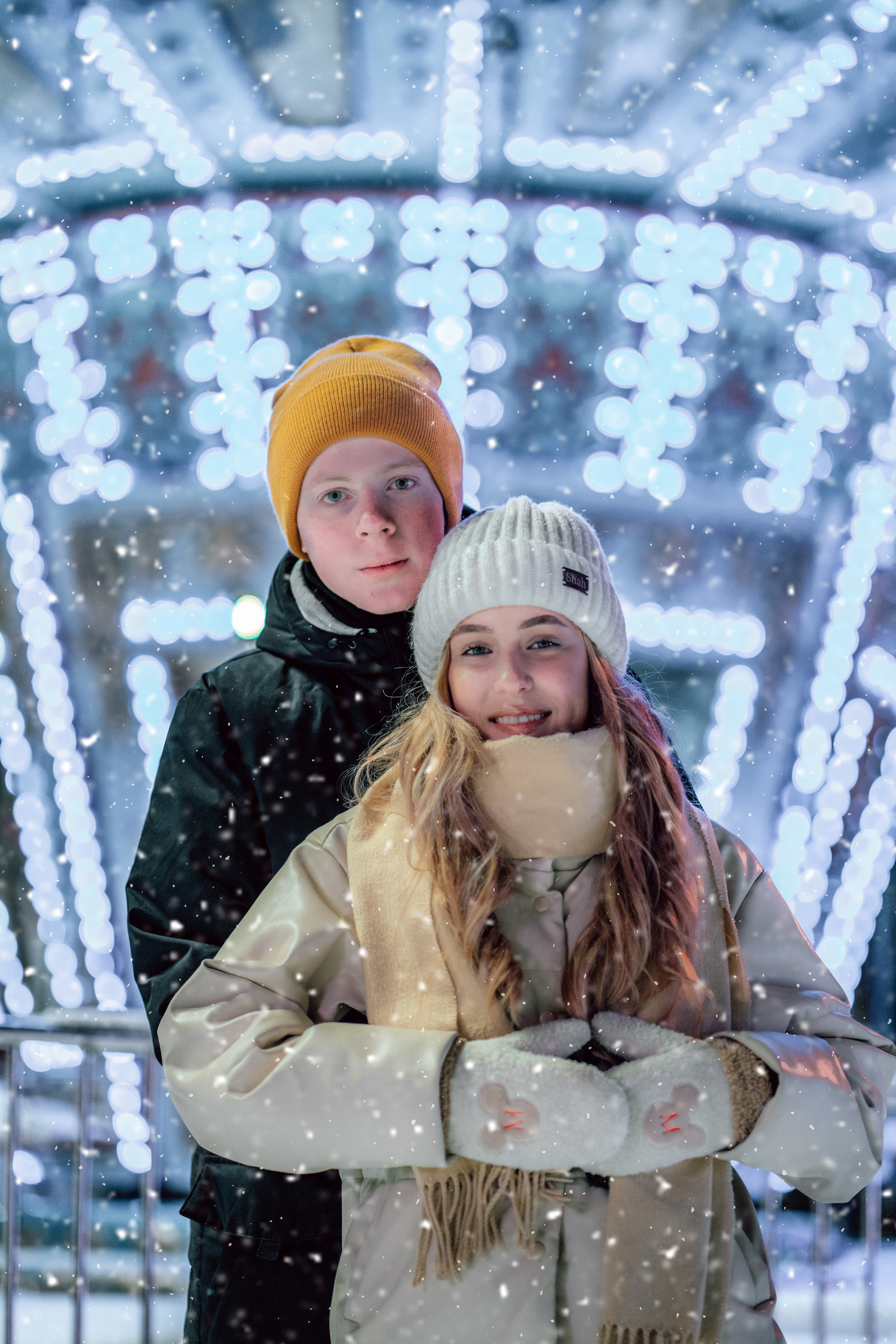 Каток на набережной. Семейный фотограф в Москве и МО Митус Валентина