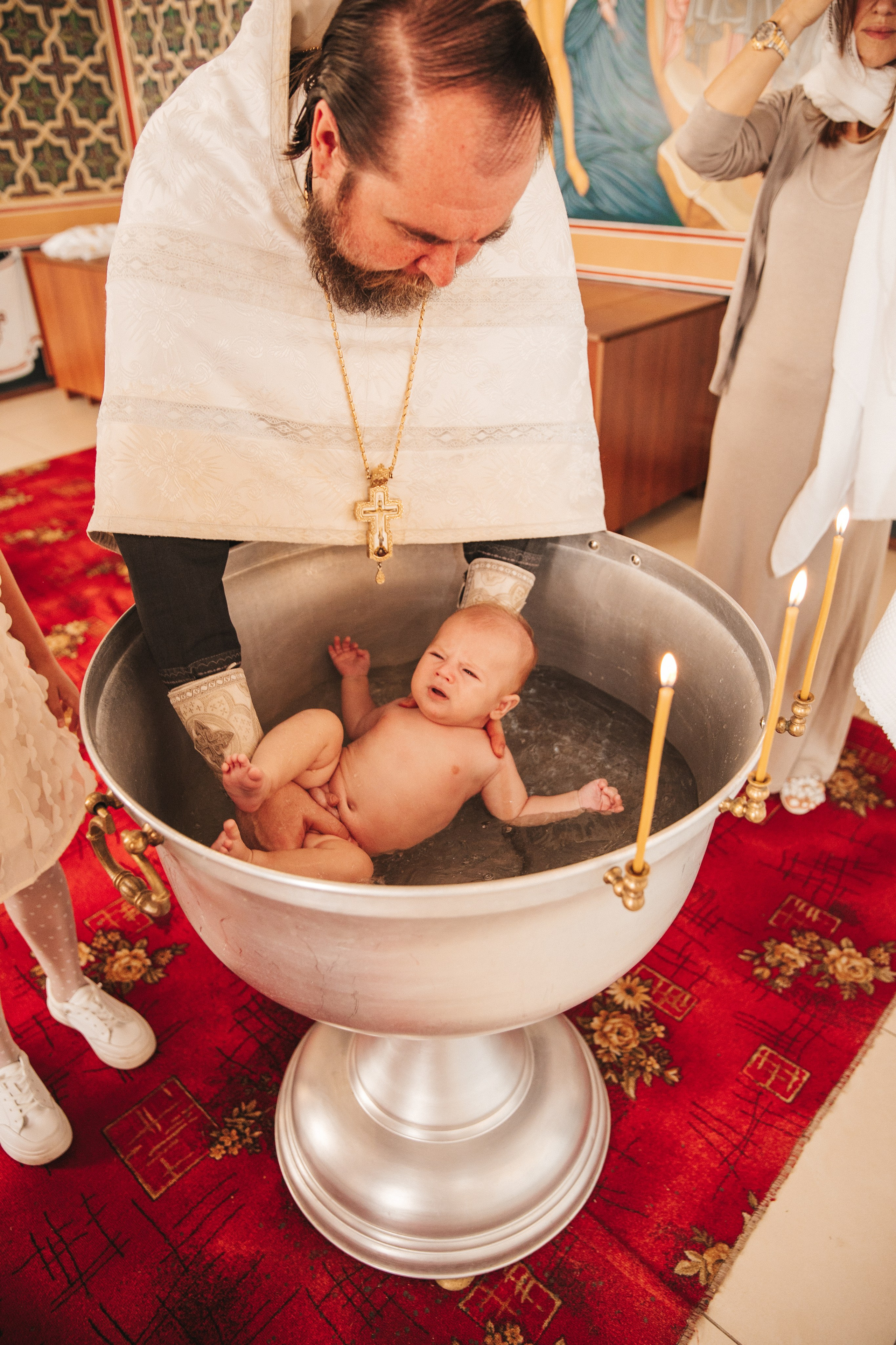 Таинство крещения Кирилла. Фото о ВАЖНОМ