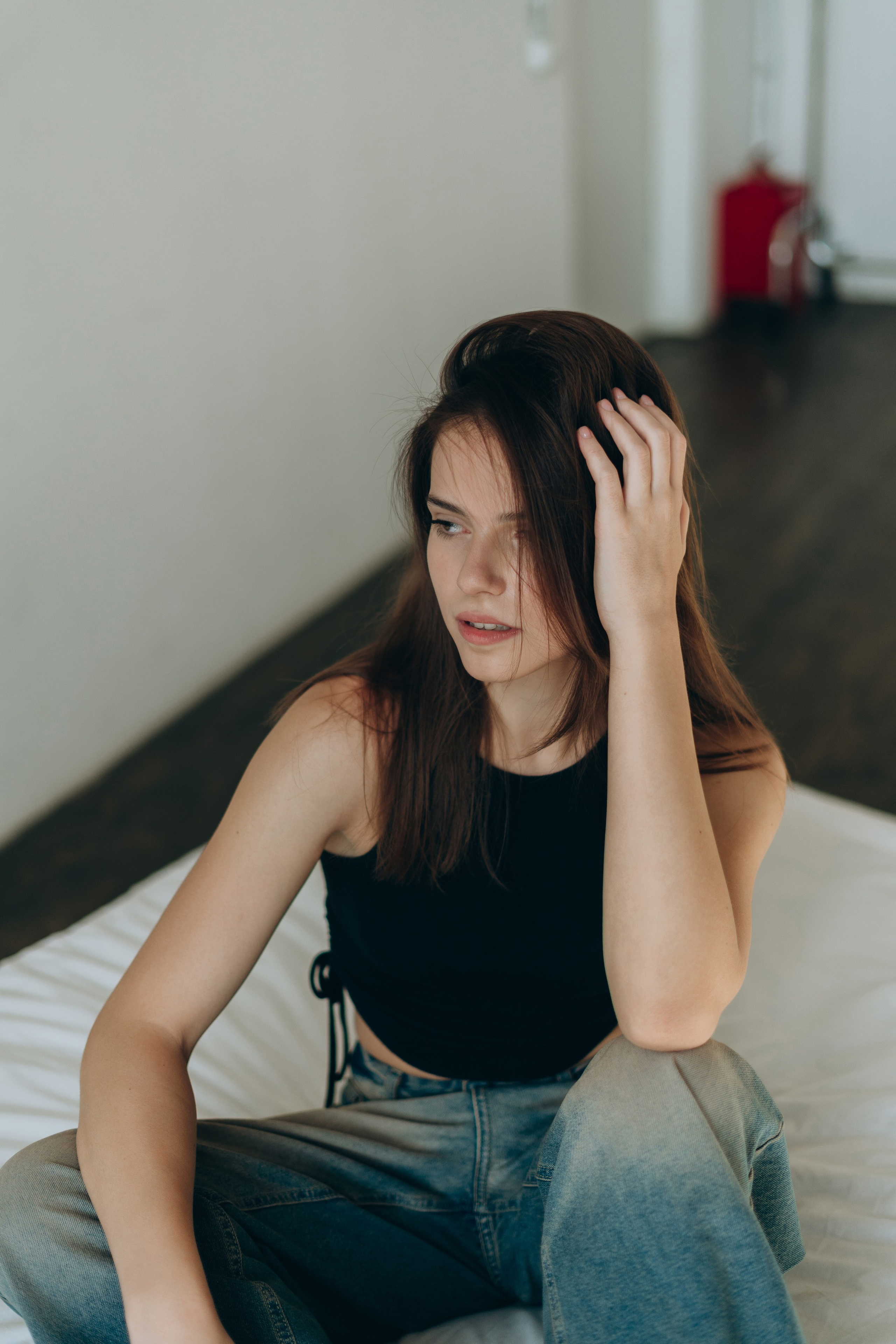 Настя. Модельные тесты. Фотограф Москва Виктория-Антуанетта