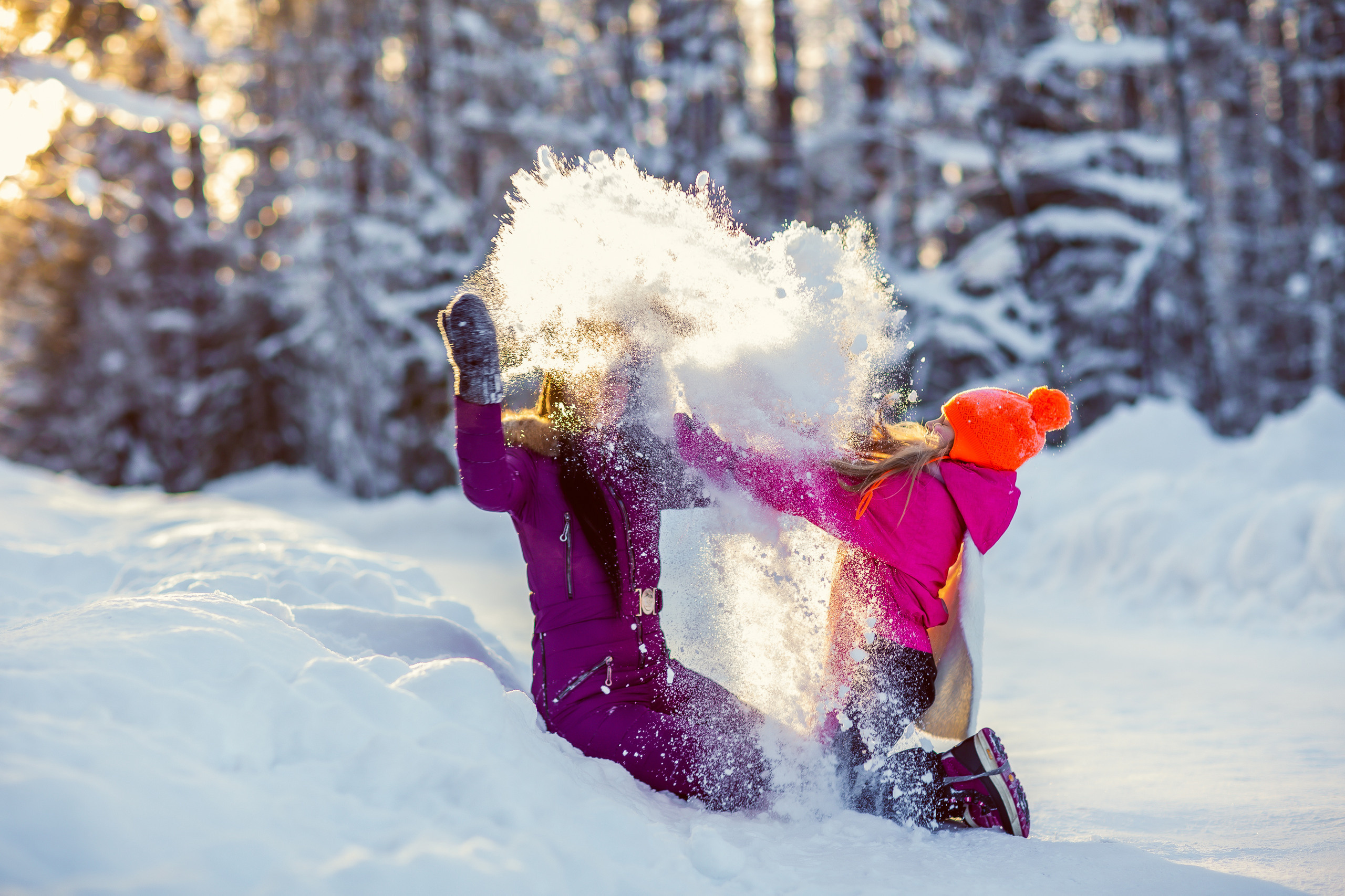Зимняя фотосессия с Хаски. Репортажный, семейный, свадебный фотограф Санкт-Петербург Ольга Лесюк