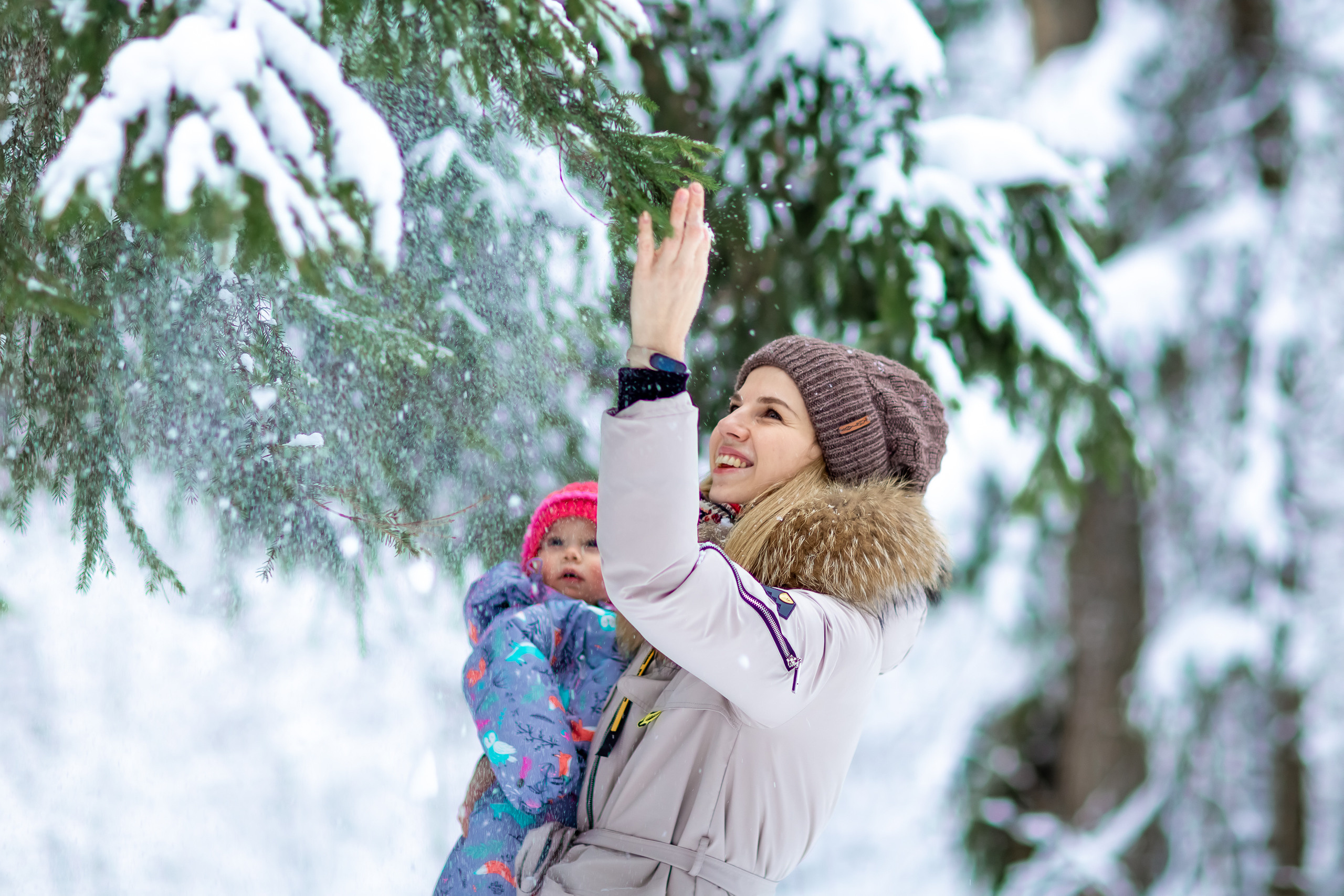 Зимняя фотосессия в Шуваловском парке. Репортажный, семейный, свадебный фотограф Санкт-Петербург Ольга Лесюк