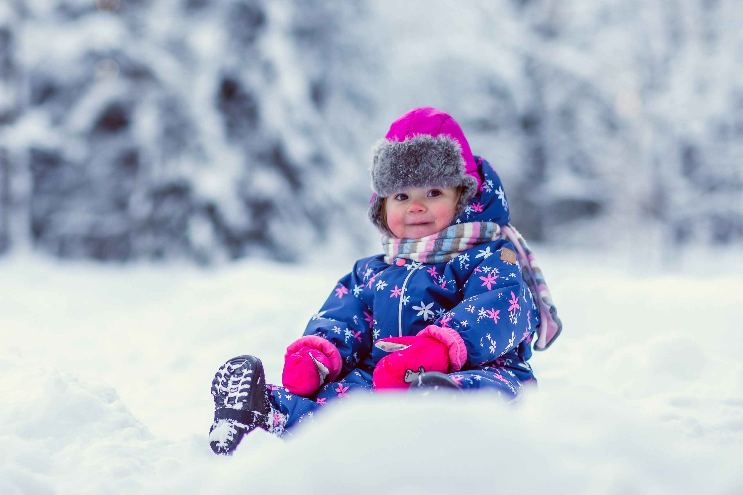 Зимняя фотосессия с Хаски. Репортажный, семейный, свадебный фотограф Санкт-Петербург Ольга Лесюк