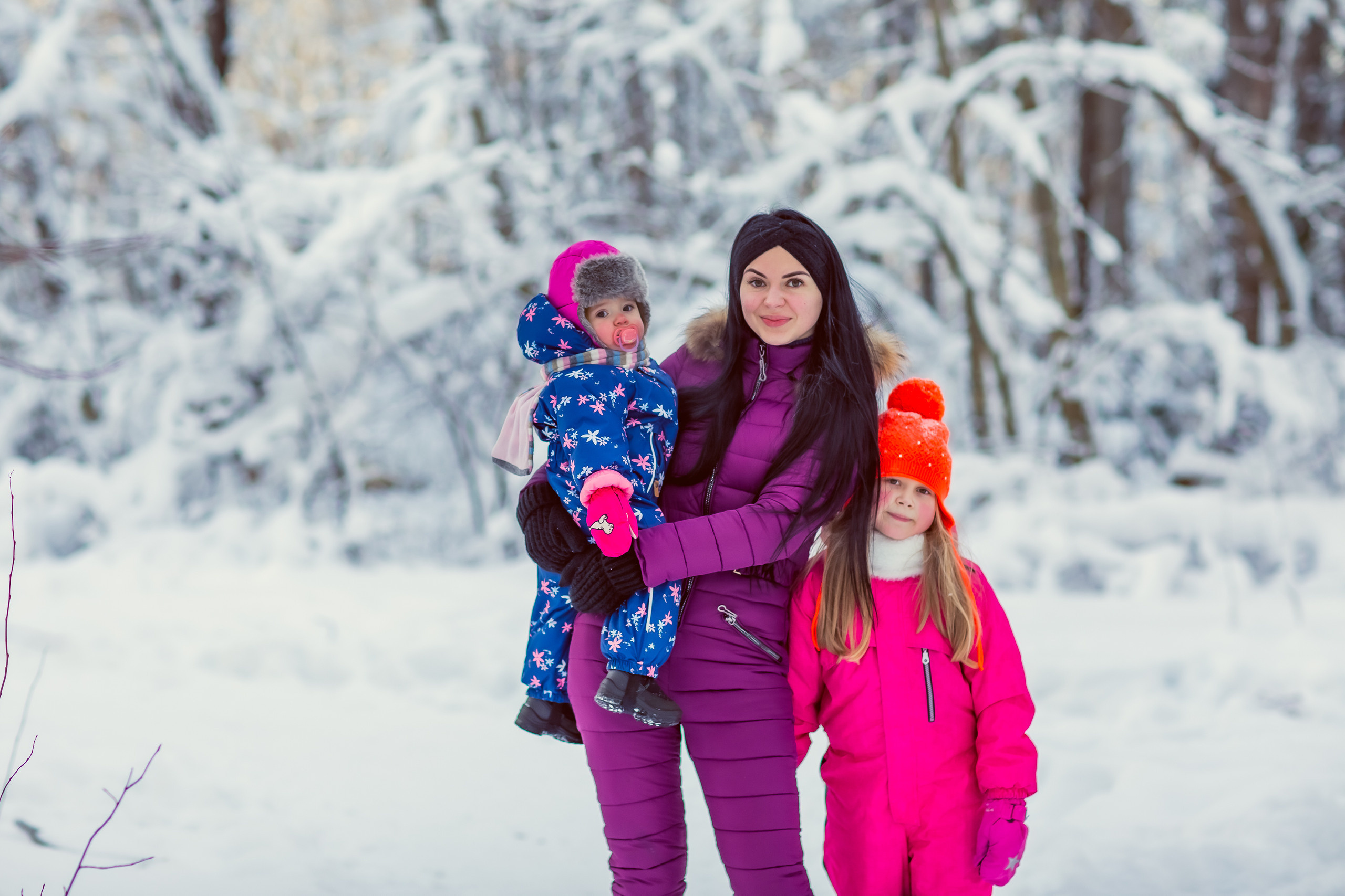 Зимняя фотосессия с Хаски. Репортажный, семейный, свадебный фотограф Санкт-Петербург Ольга Лесюк