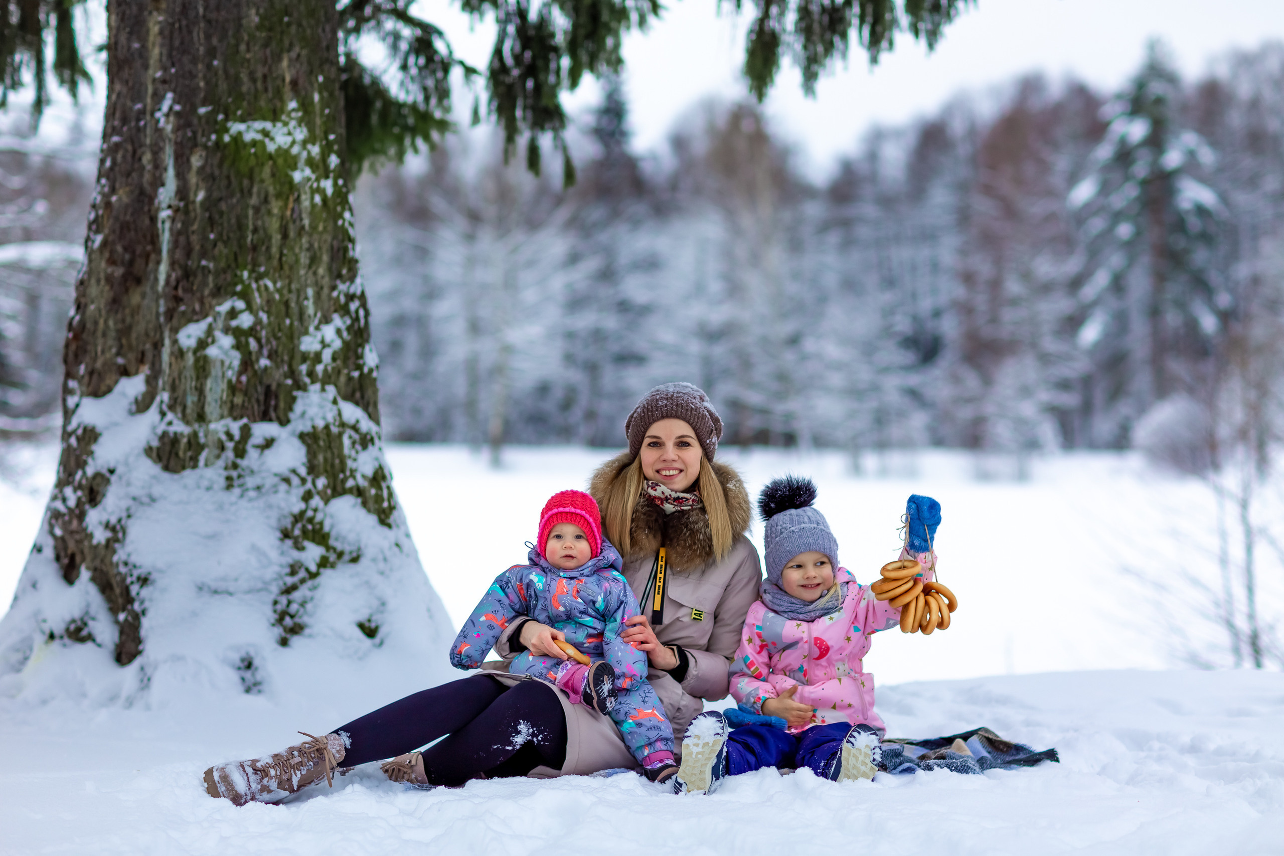 Зимняя фотосессия в Шуваловском парке. Репортажный, семейный, свадебный фотограф Санкт-Петербург Ольга Лесюк