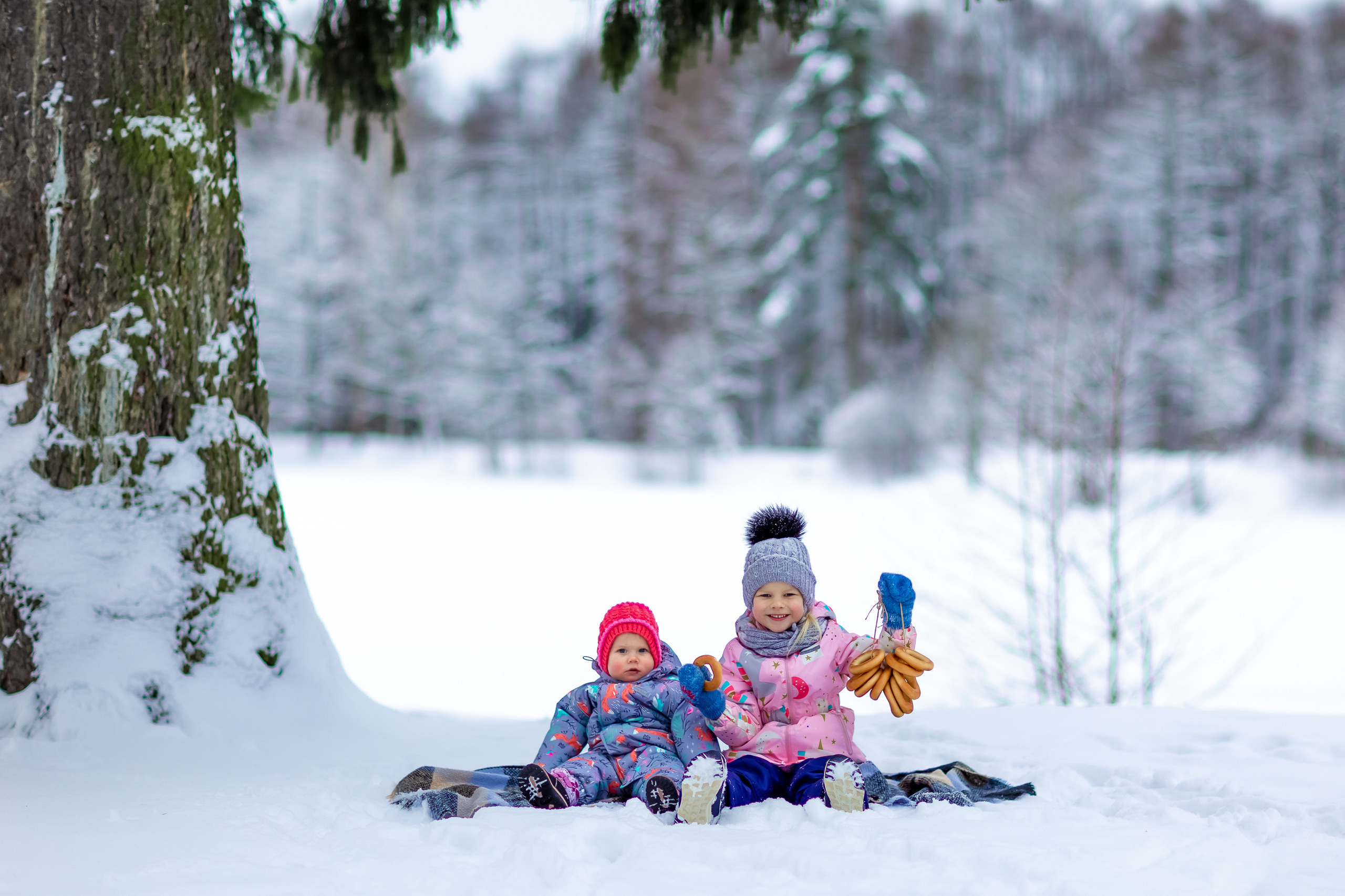 Зимняя фотосессия в Шуваловском парке. Репортажный, семейный, свадебный фотограф Санкт-Петербург Ольга Лесюк