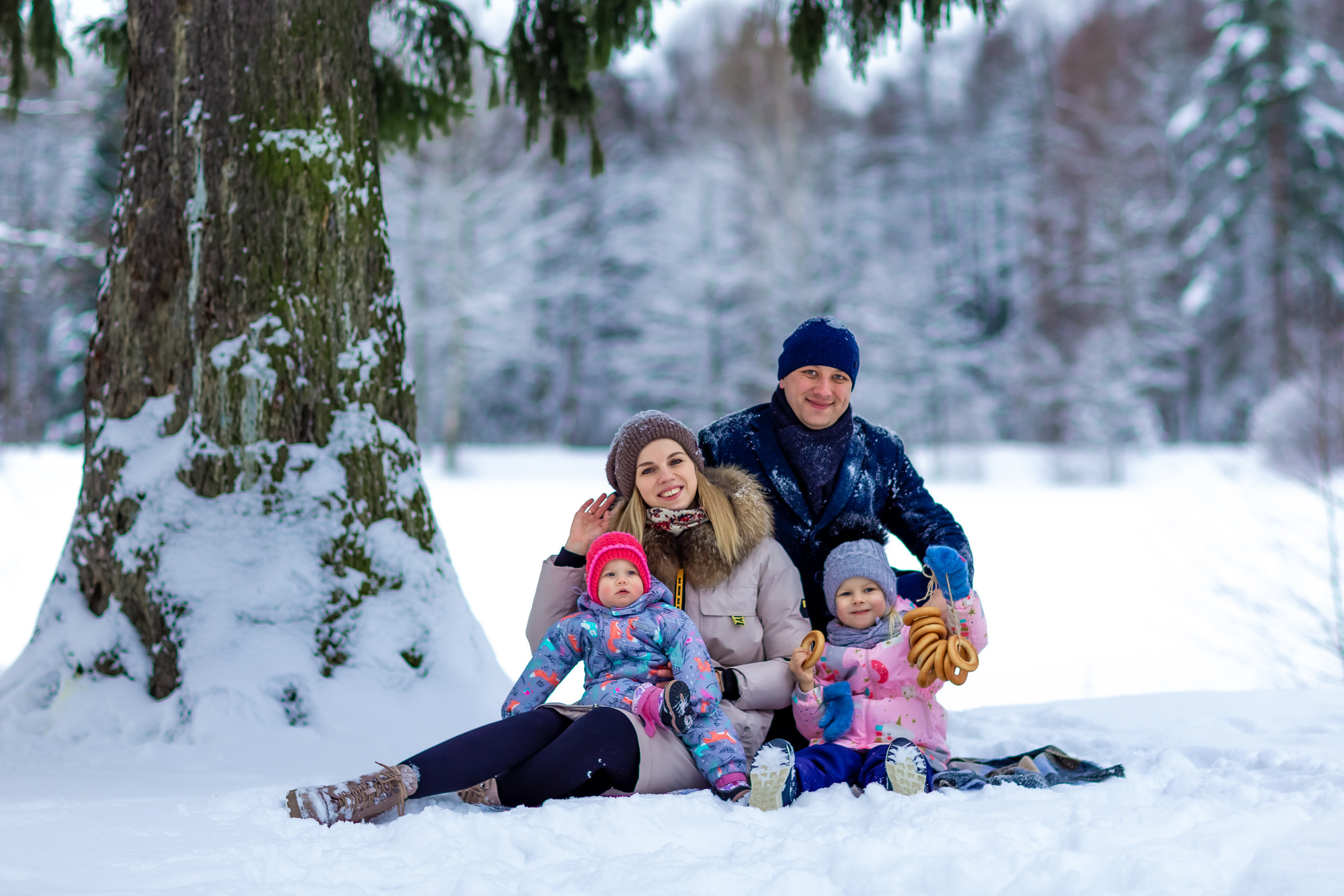 Зимняя фотосессия в Шуваловском парке. Репортажный, семейный, свадебный фотограф Санкт-Петербург Ольга Лесюк