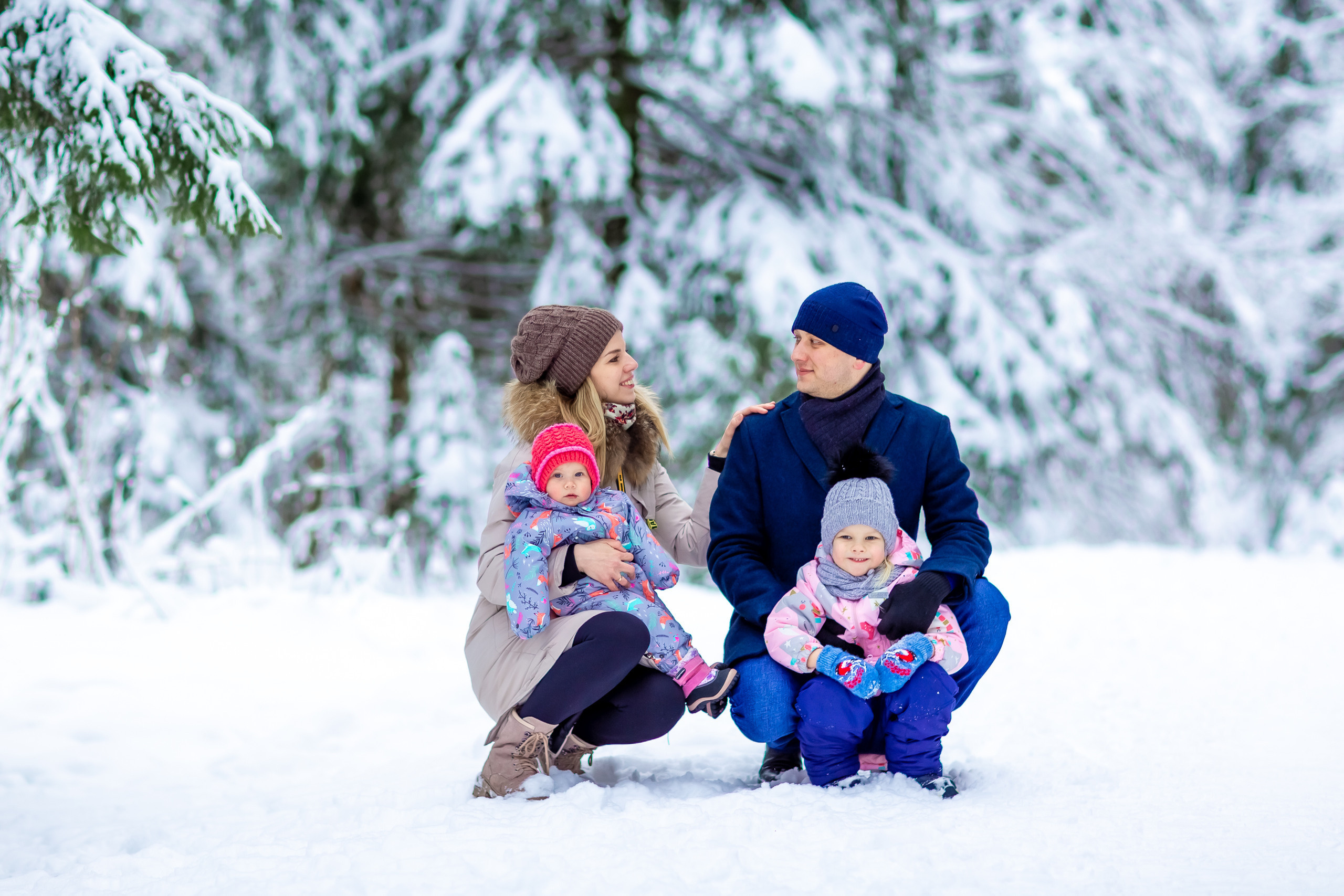 Зимняя фотосессия в Шуваловском парке. Репортажный, семейный, свадебный фотограф Санкт-Петербург Ольга Лесюк