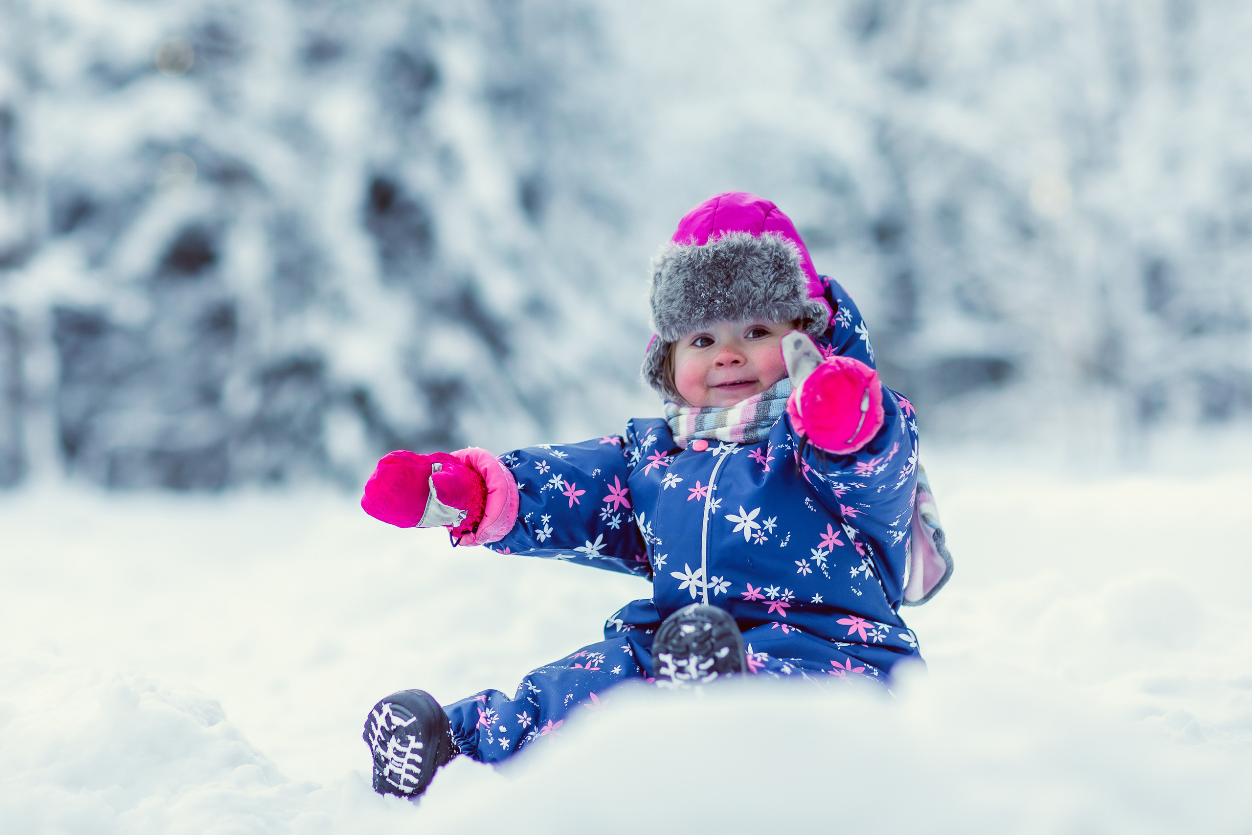 Зимняя фотосессия с Хаски. Репортажный, семейный, свадебный фотограф Санкт-Петербург Ольга Лесюк