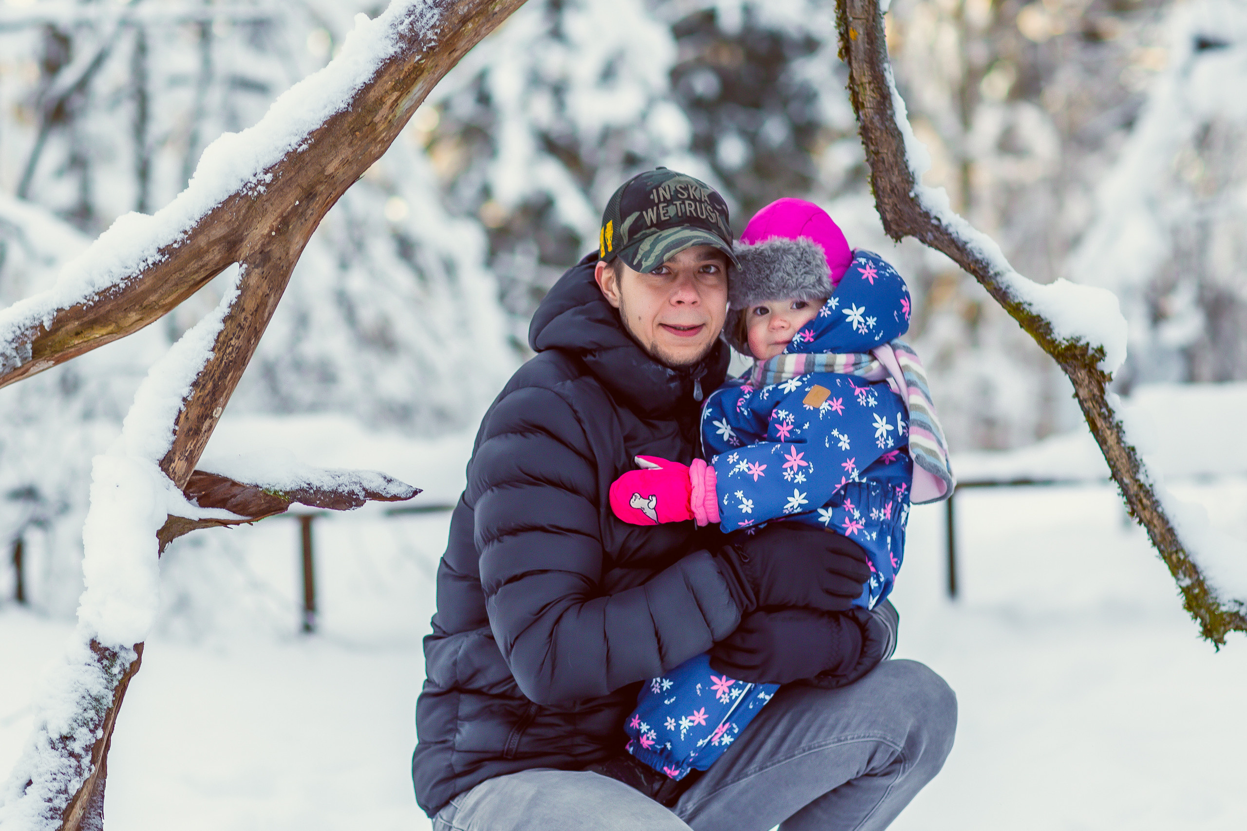 Зимняя фотосессия с Хаски. Репортажный, семейный, свадебный фотограф Санкт-Петербург Ольга Лесюк