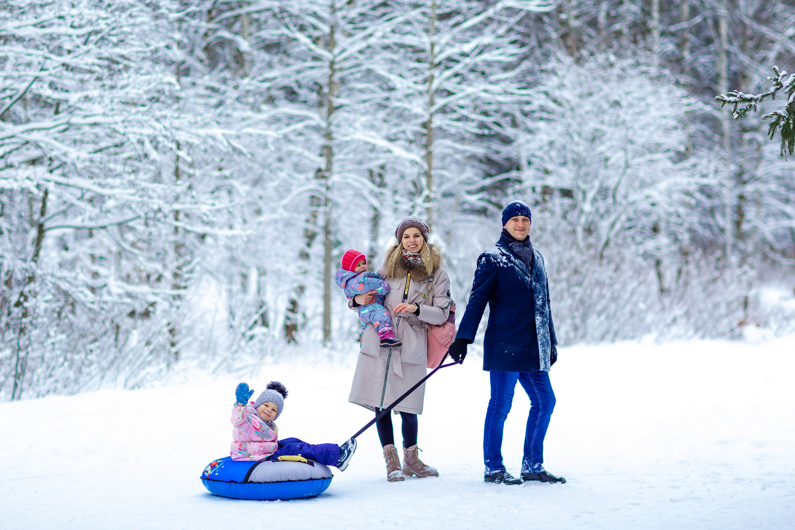 Зимняя фотосессия в Шуваловском парке. Репортажный, семейный, свадебный фотограф Санкт-Петербург Ольга Лесюк