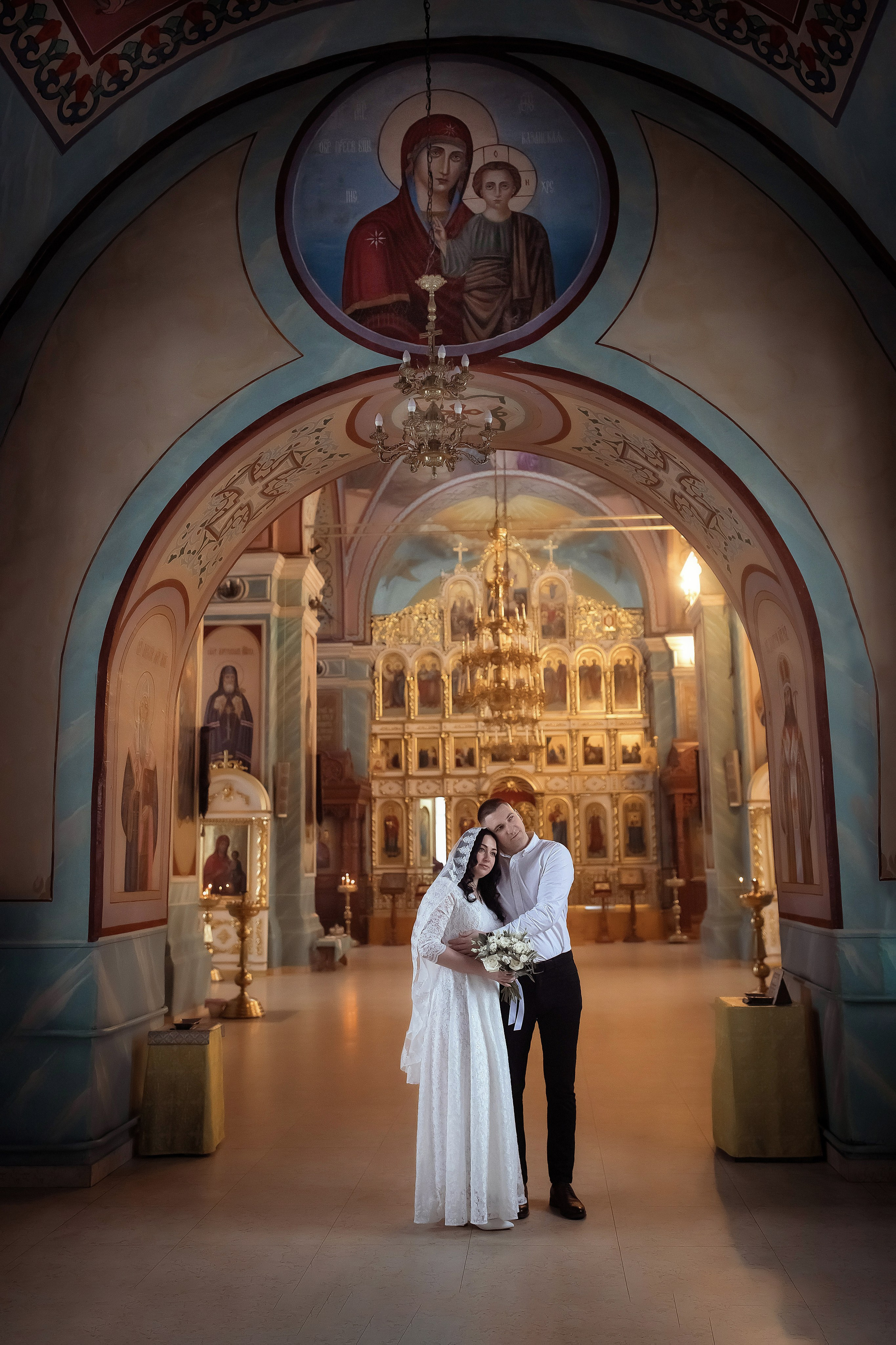 Анжелика и Геннадий Казанский храм. Фотограф на крещение и венчание