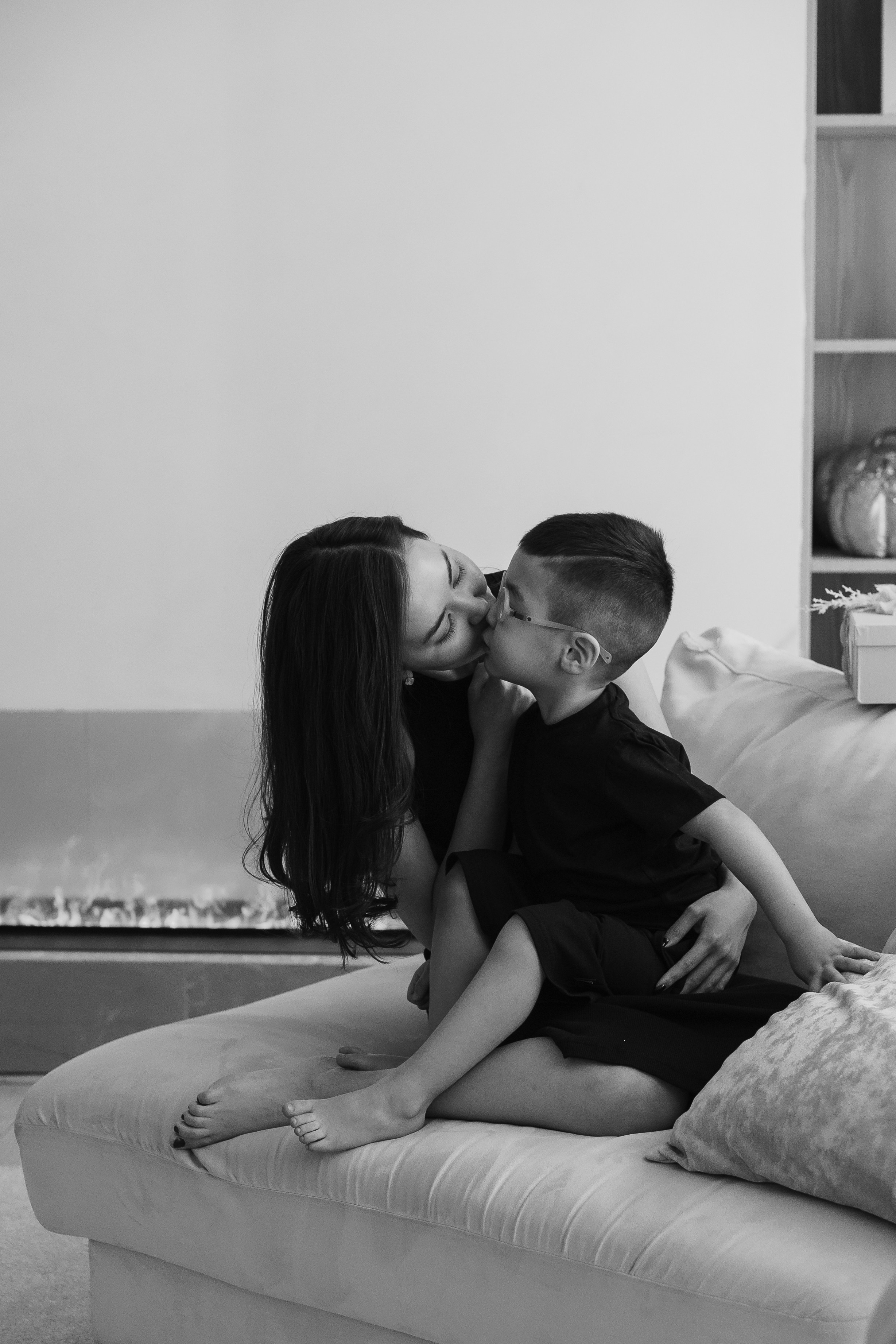 Гиляна и Данечка. Новогодняя история в студии. Фотограф Ольга Игорева