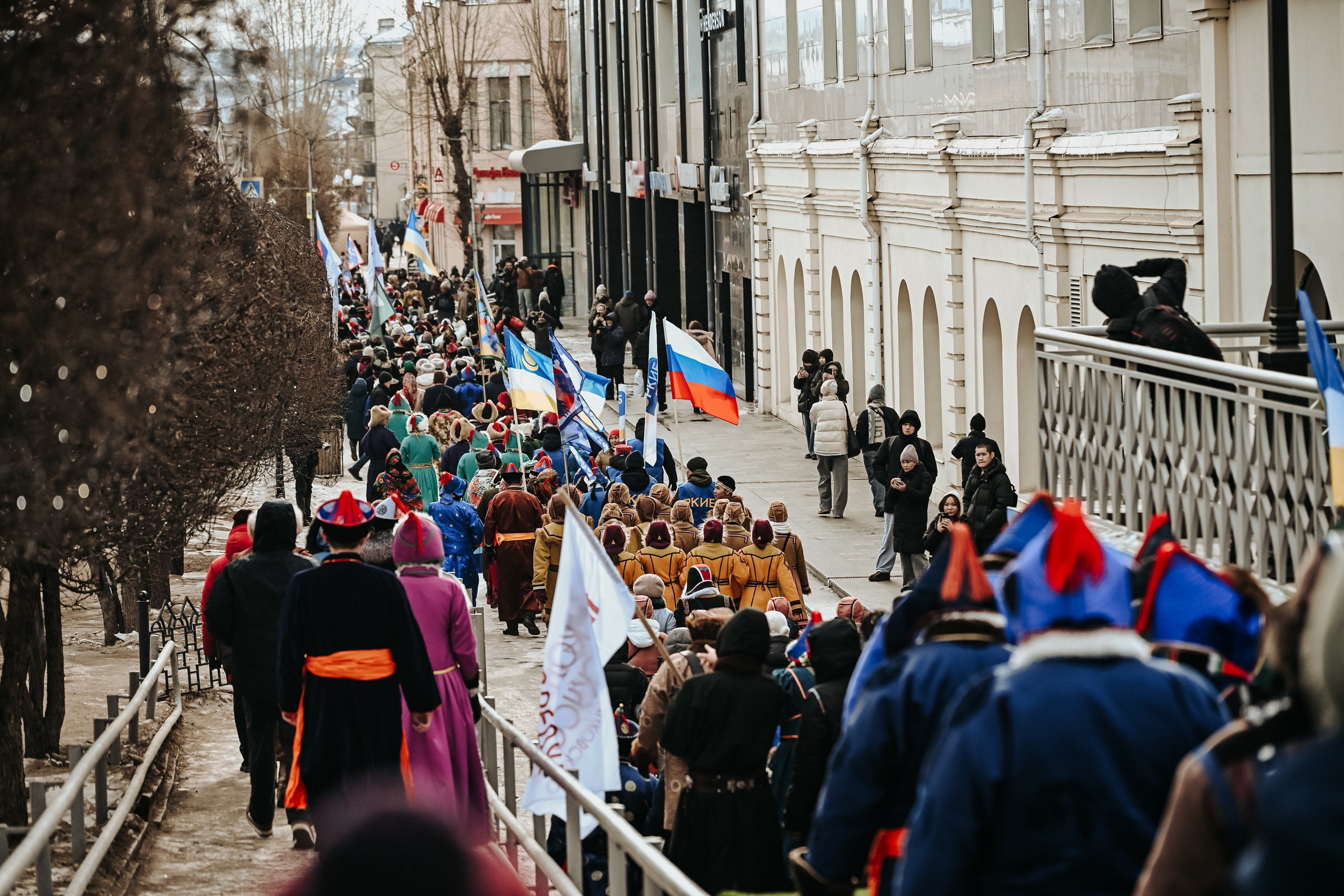 Дэгэлфлэшмоб. Фотобанк Республики Бурятия