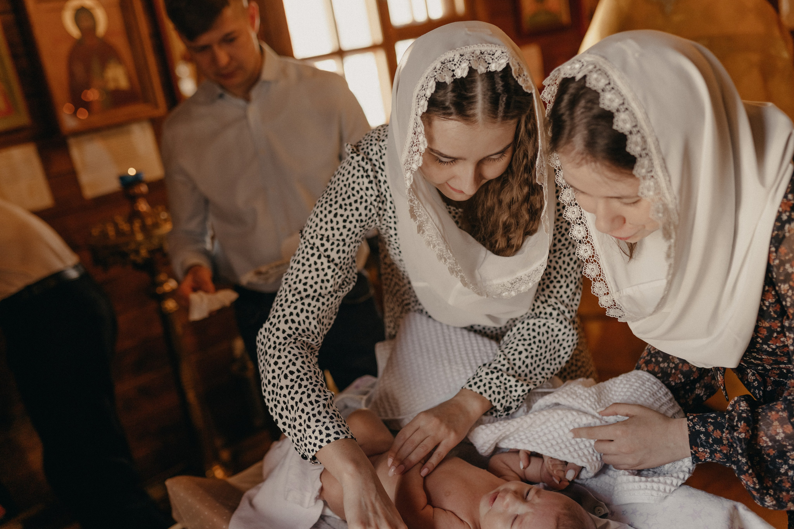 Крещение Александра. Семейный и контент фотограф в Москве и Троицке Горелова Лизавета