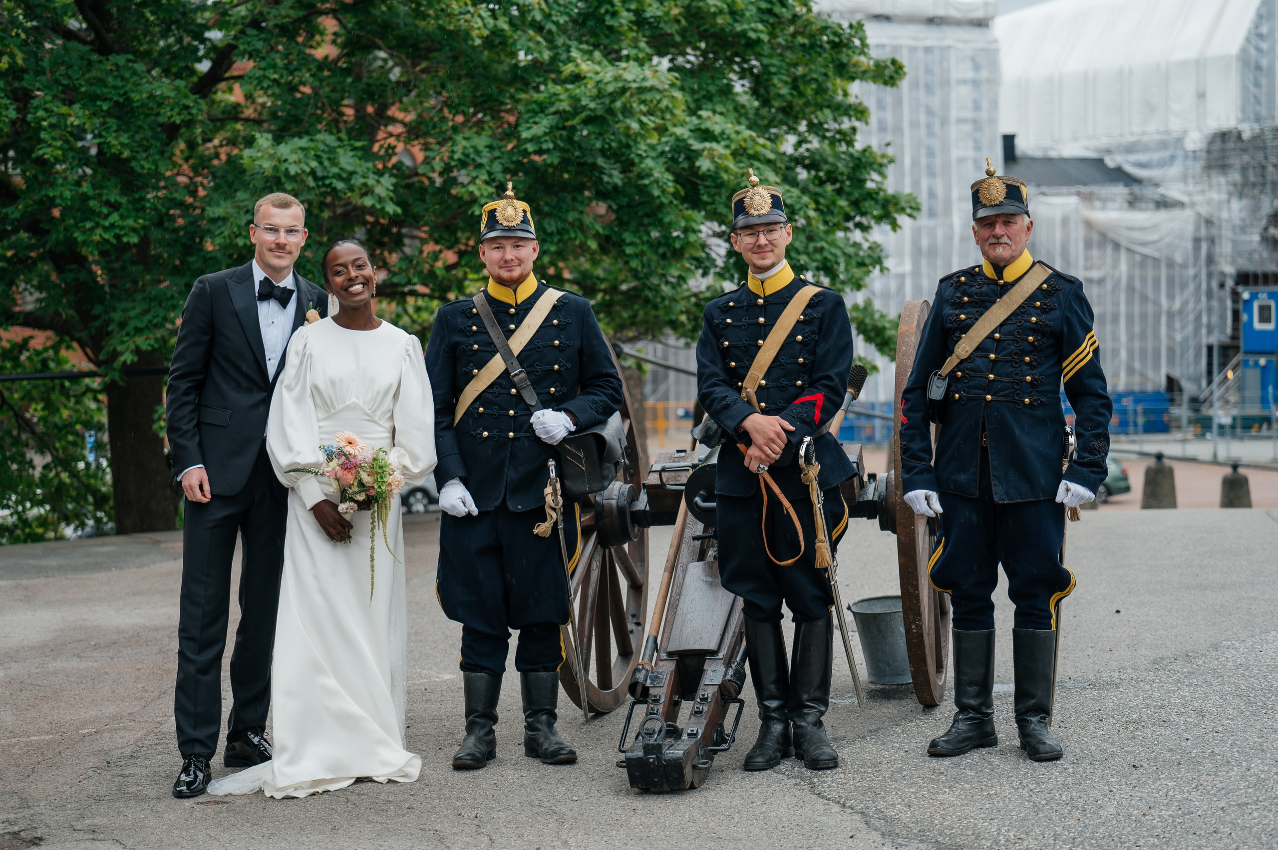 Bröllopsfotografering på Kvibergs Övre Kasergård