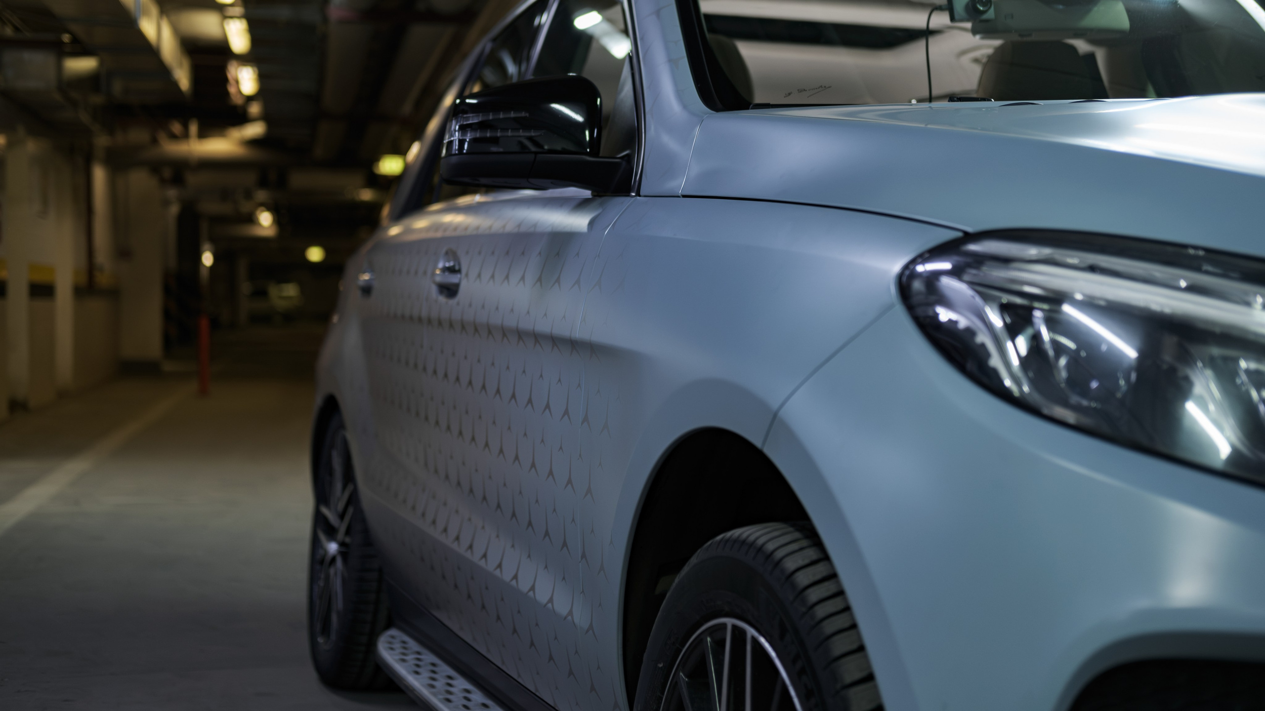 Винилография на Mercedes Benz GLE. Студия дизайна и оклейки авто Barmaley Design