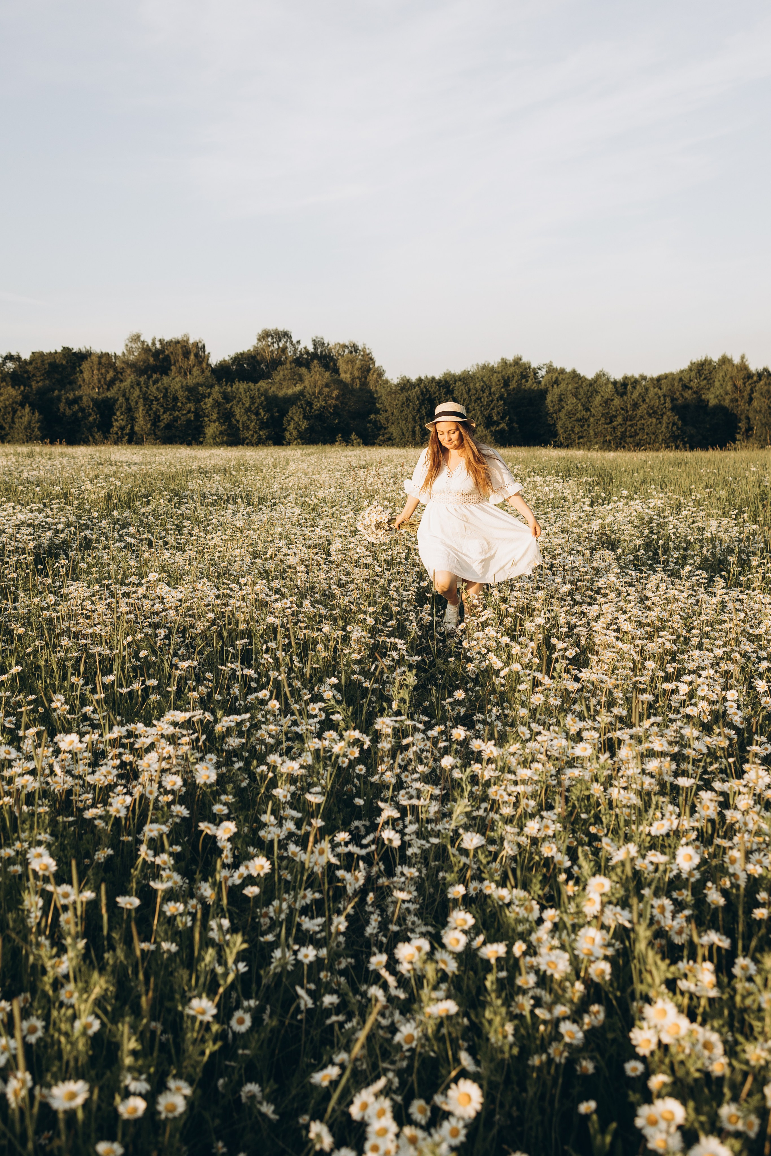 Маша и ромашки. Семейный фотограф в Москве Виктория Ястребинская