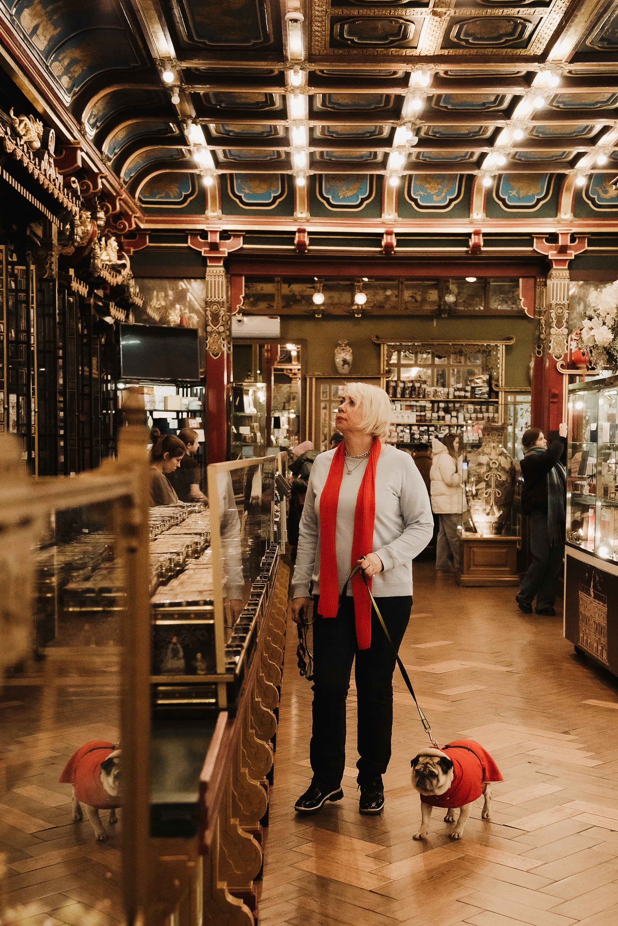 Ольга и Потапум. Прогулка к чайному дому. Семейный Фотограф в Москве Ирина Хохлова