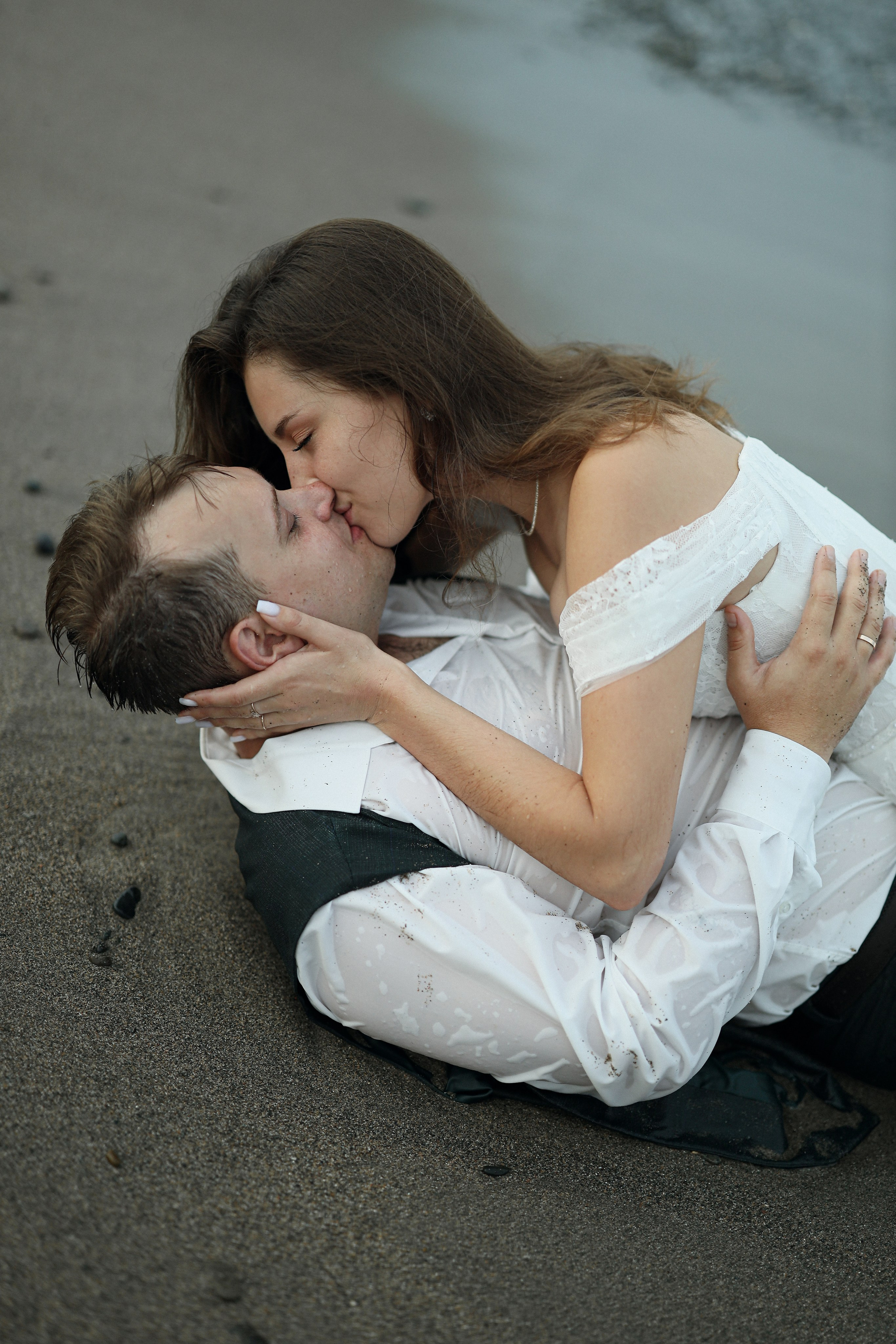 Свадебное Love — story на пляже Абхазии. Свадебный и семейный фотограф в Абхазии Жанна Соснина