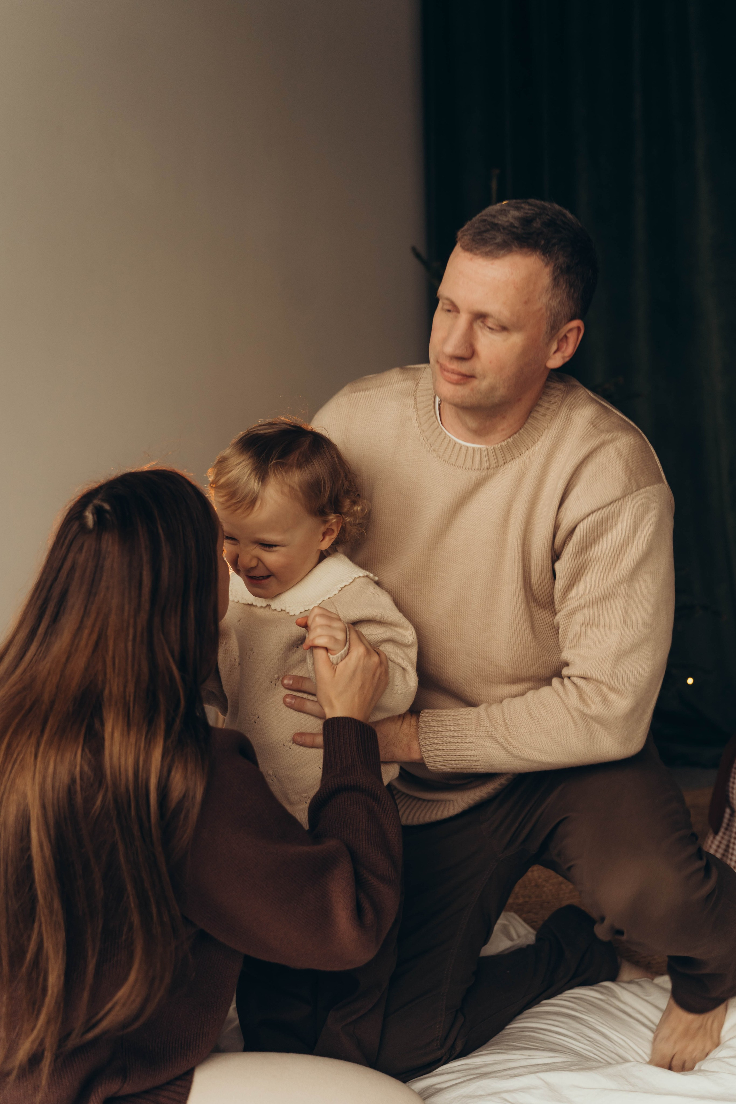 Екатерина, Николай и малышка Аня