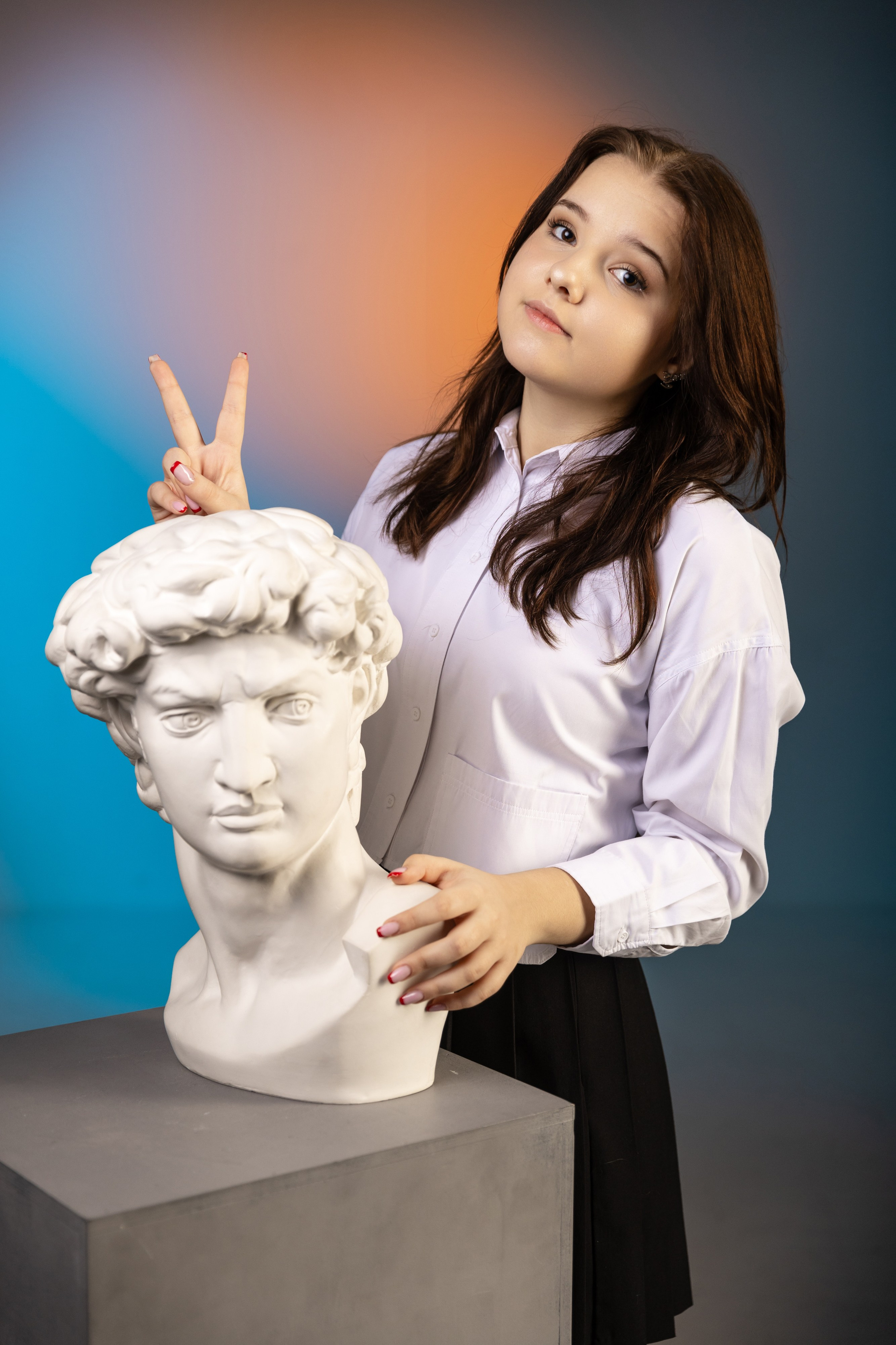 Фотосессия для старших классов в фотостудии Экла. Выпускные альбомы Евгении Виноградовой г. Липецк